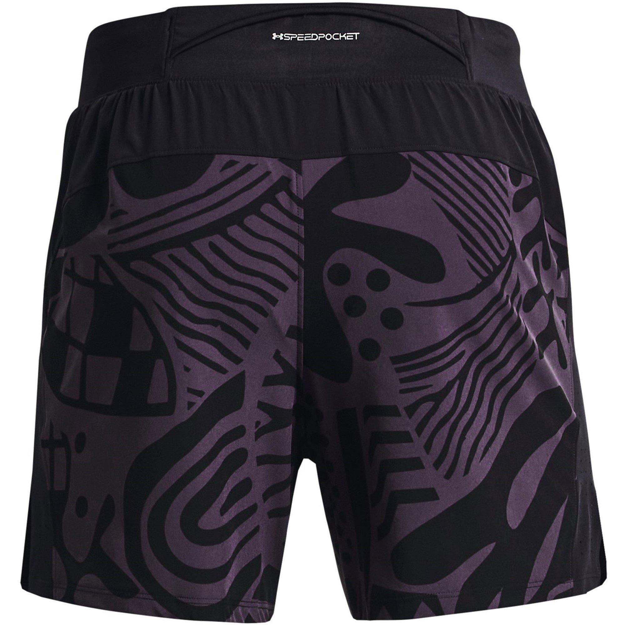 Negro - Under Armour - Men's We Run in Peace Performance Running Shorts - 9