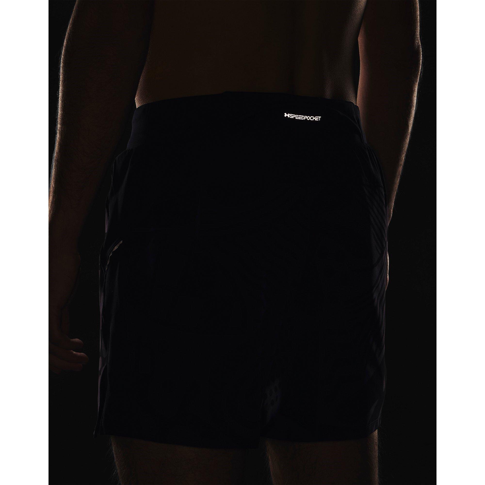 Negro - Under Armour - Men's We Run in Peace Performance Running Shorts - 8