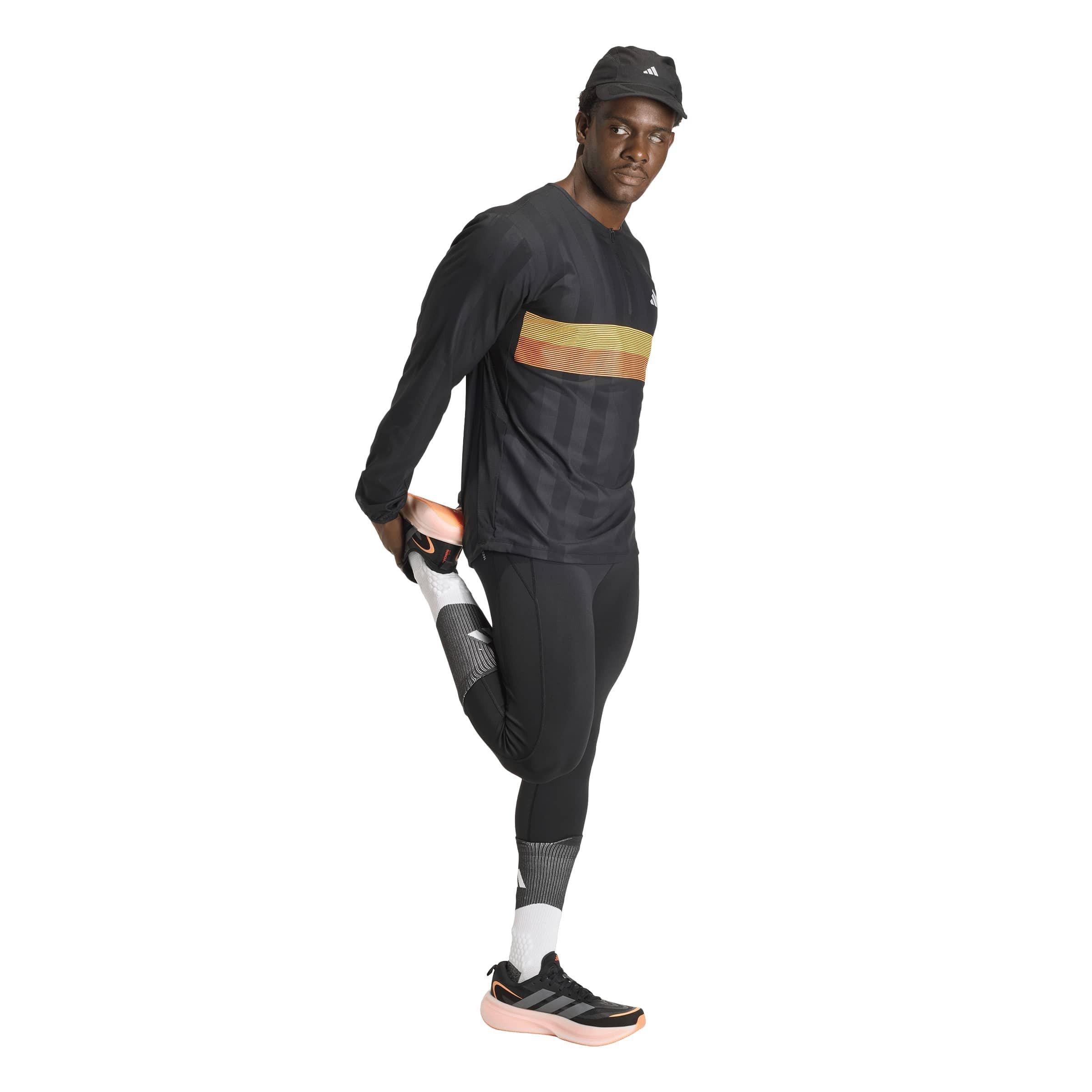 Black - adidas - Adidas Run Ess Tight Sn64 - 6
