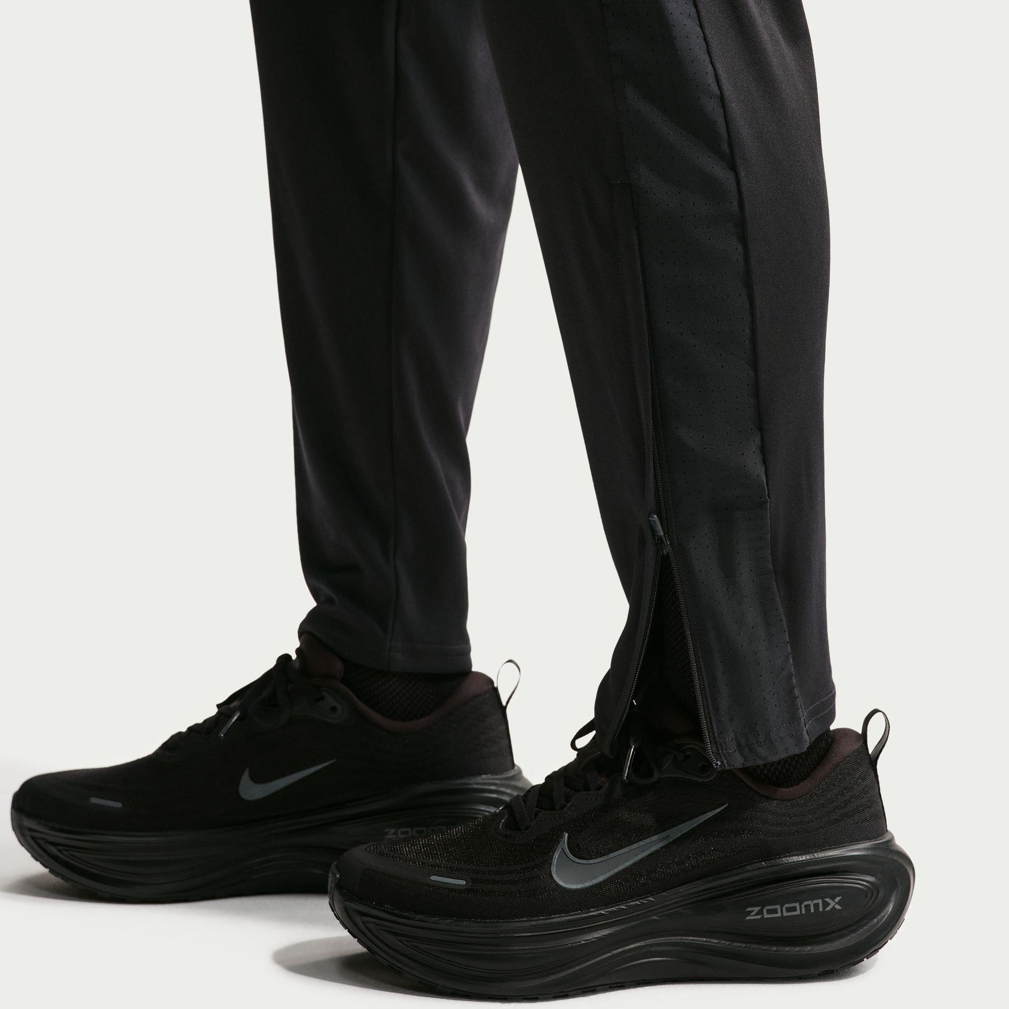 Black/Slvr RF - Nike - Men's Miler Knitted Performance Tracksuit Bottom - 4