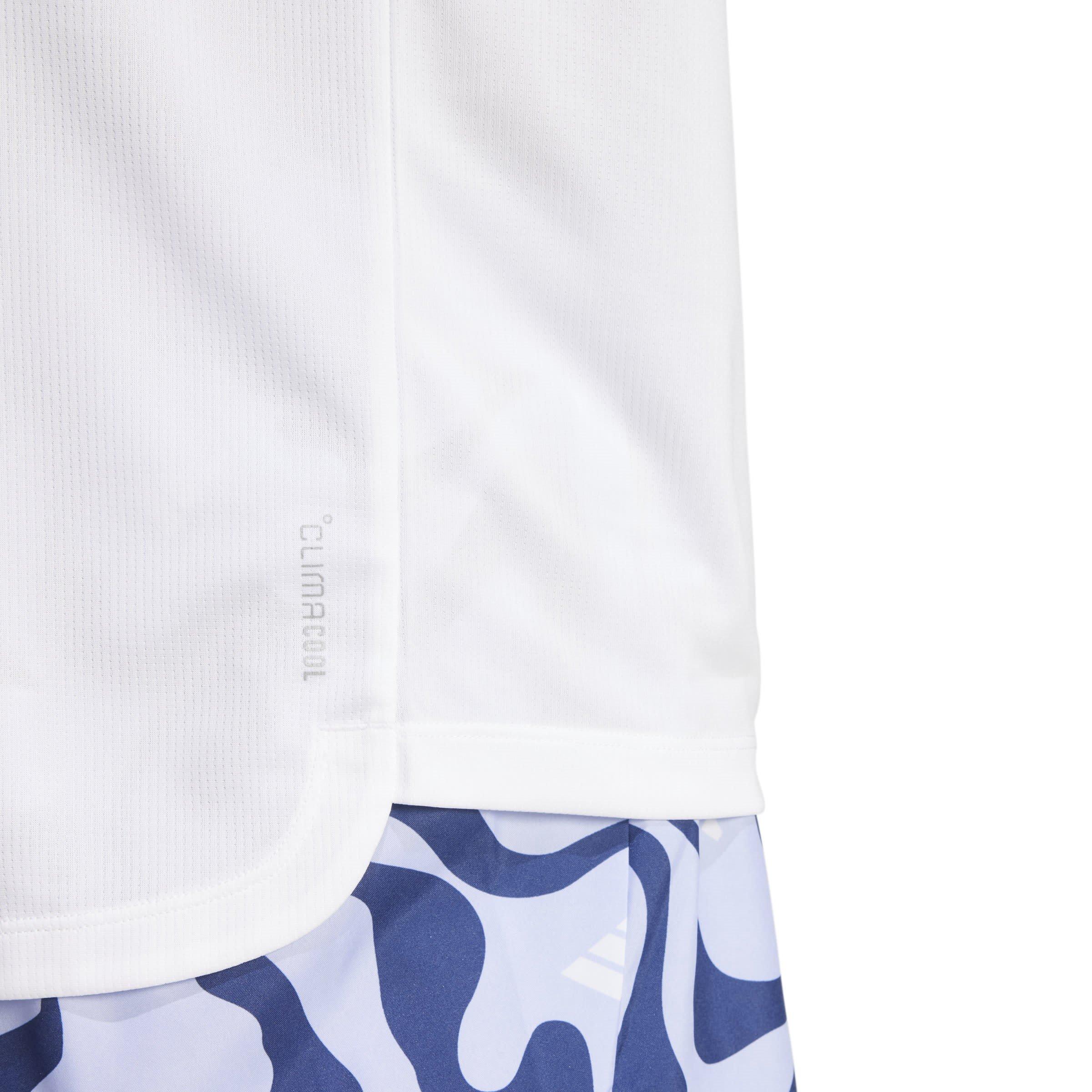 White - adidas - Short-Sleeve Performance Running Top - 6