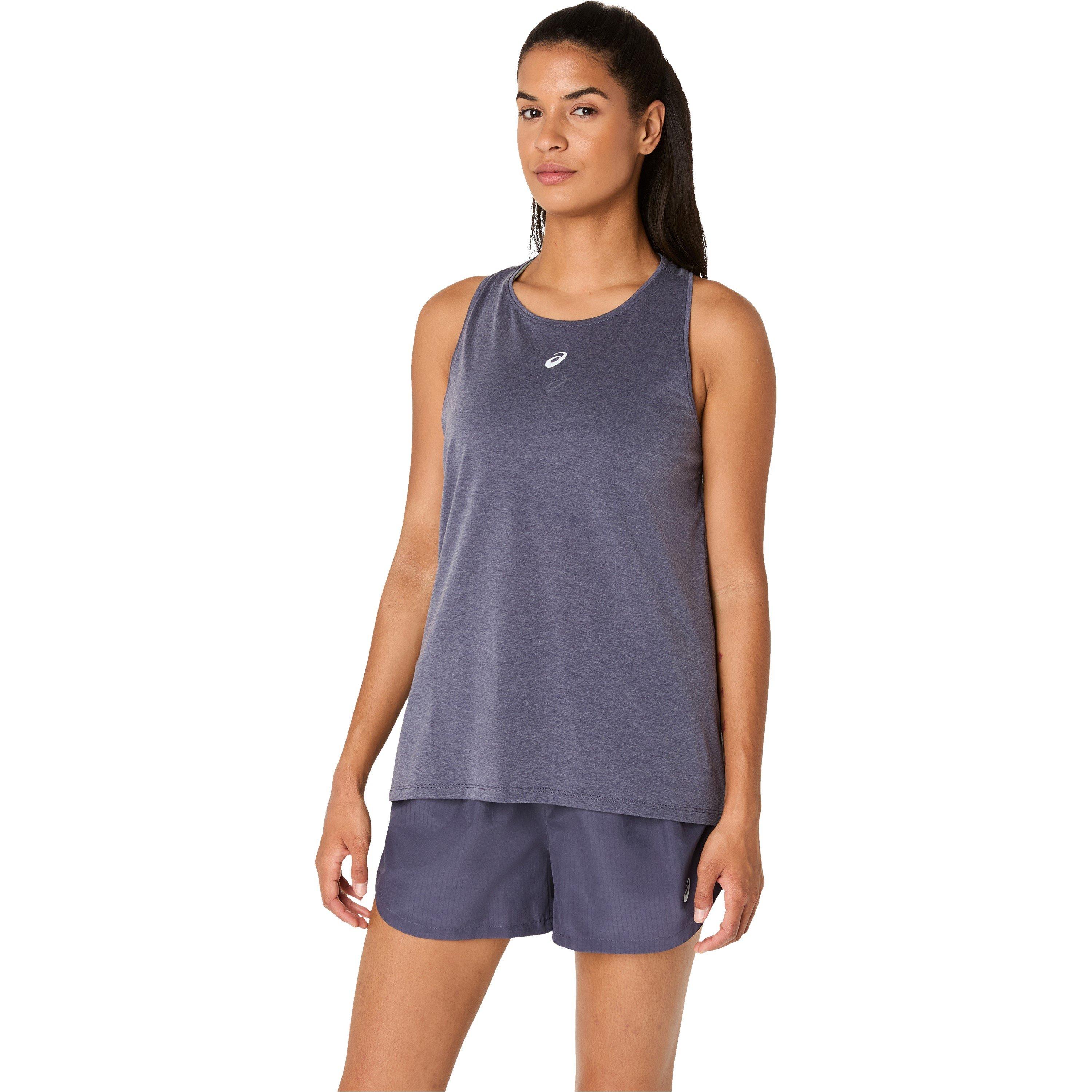 Indigo Fog - Asics - Nagino Run Adjustable Tank Womens - 1