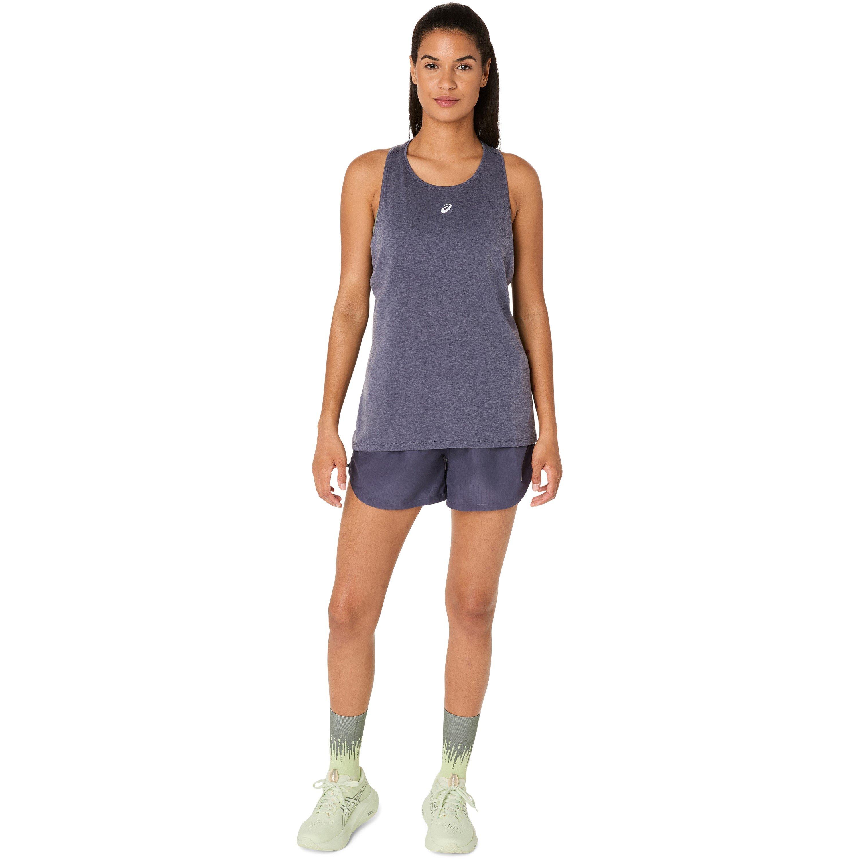 Indigo Fog - Asics - Nagino Run Adjustable Tank Womens - 3