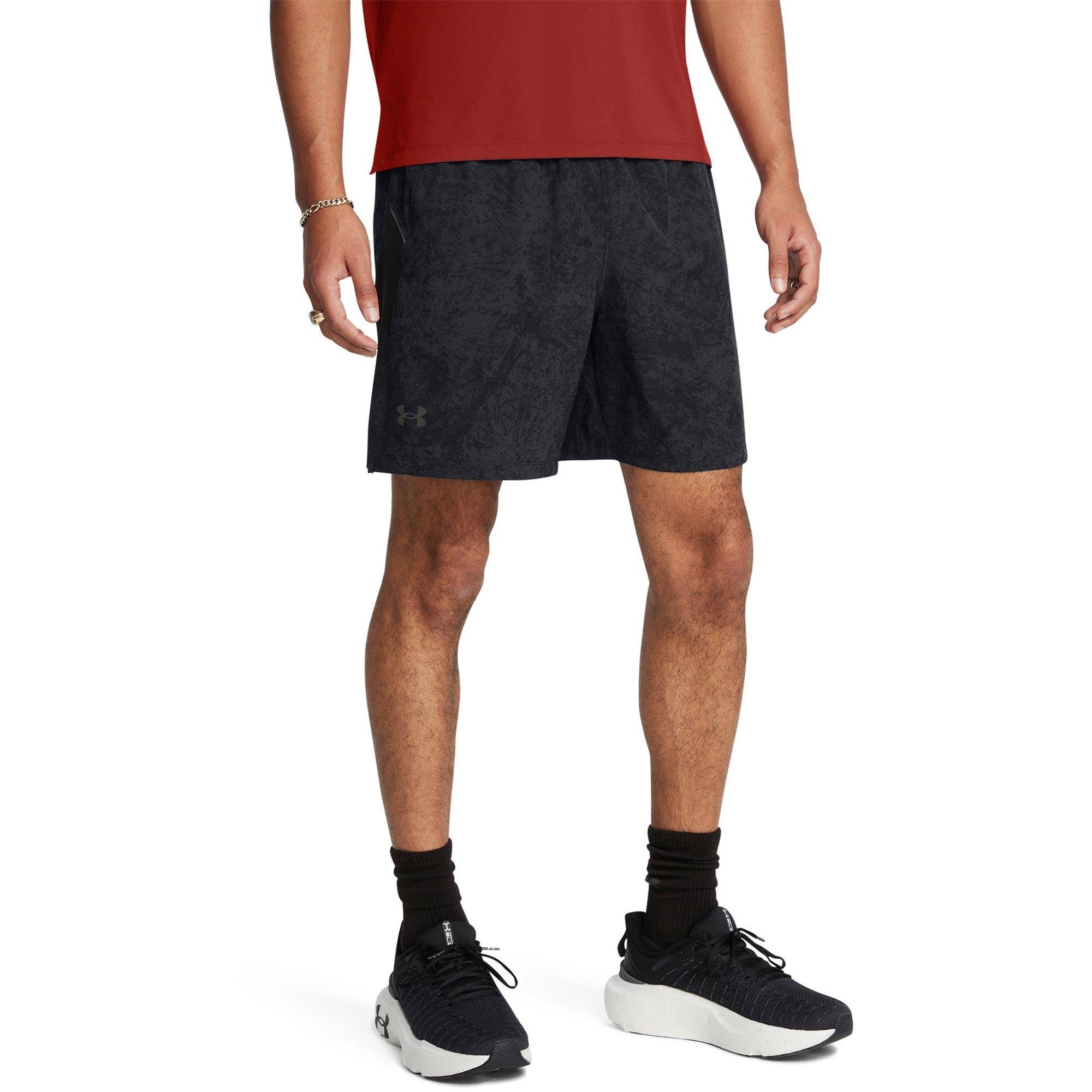 Zwart - Under Armour - Armour Ua Launch Pro 7'' Printed Shorts Running Short Mens - 3