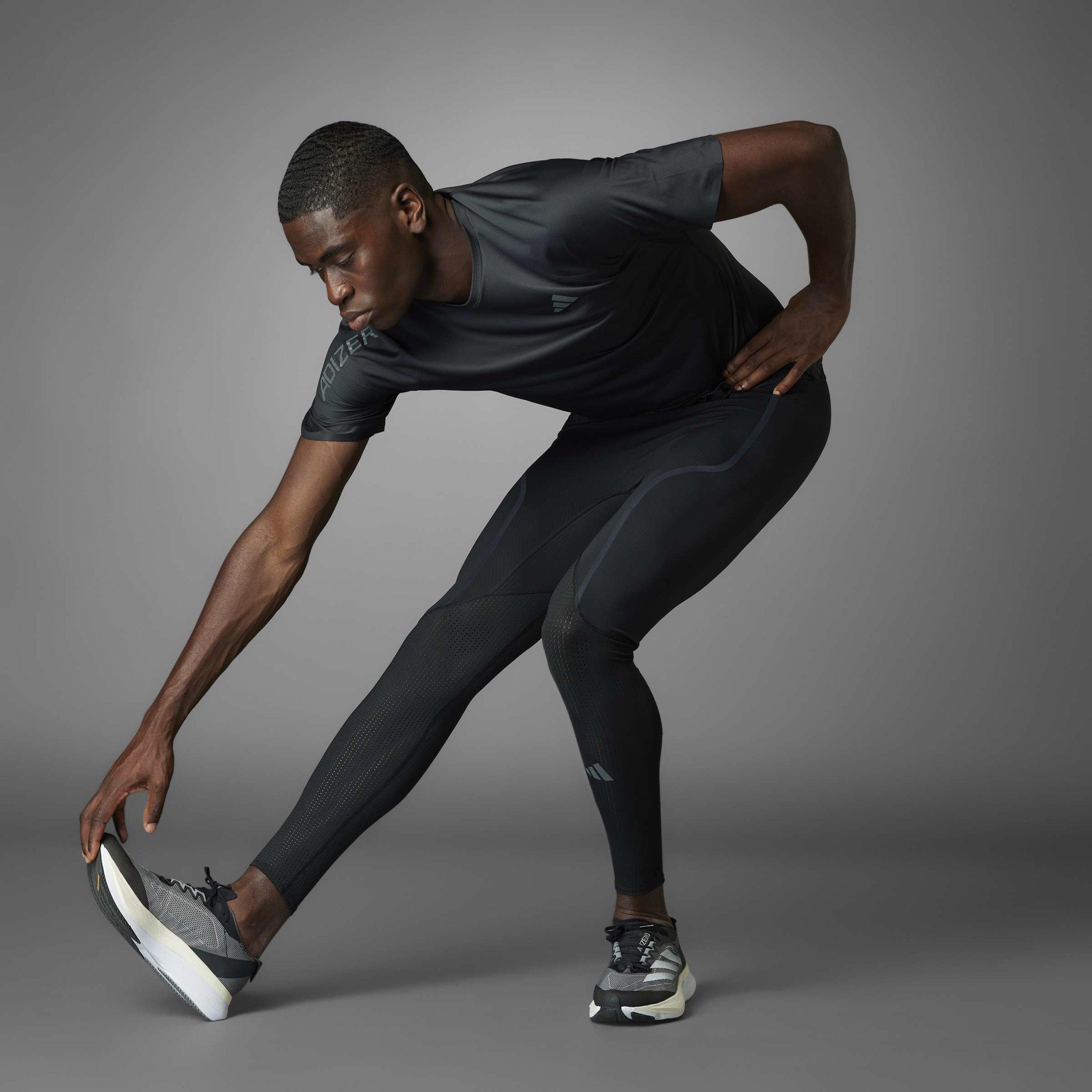 Schwarz - adidas - Adizero L Tgt M Running Tight Mens - 11