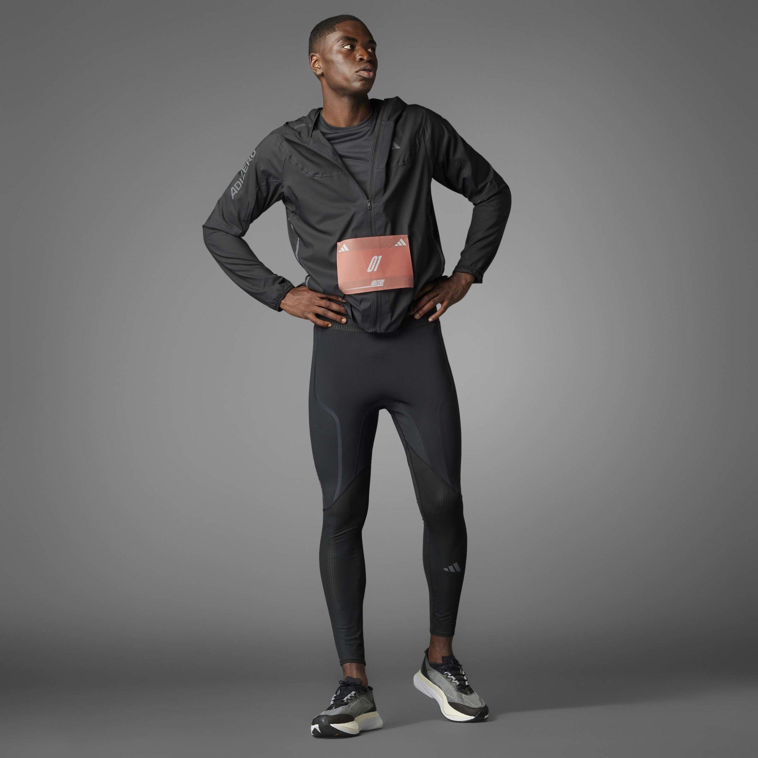 Schwarz - adidas - Adizero L Tgt M Running Tight Mens - 14