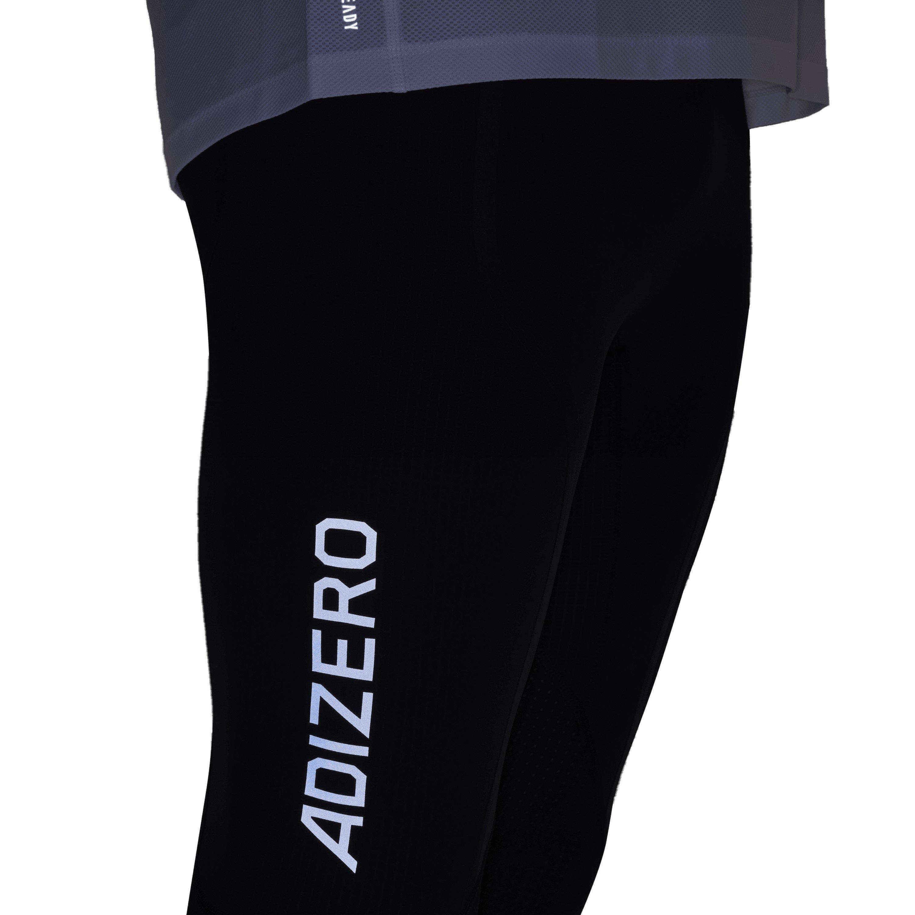 Schwarz - adidas - Adizero L Tgt M Running Tight Mens - 6