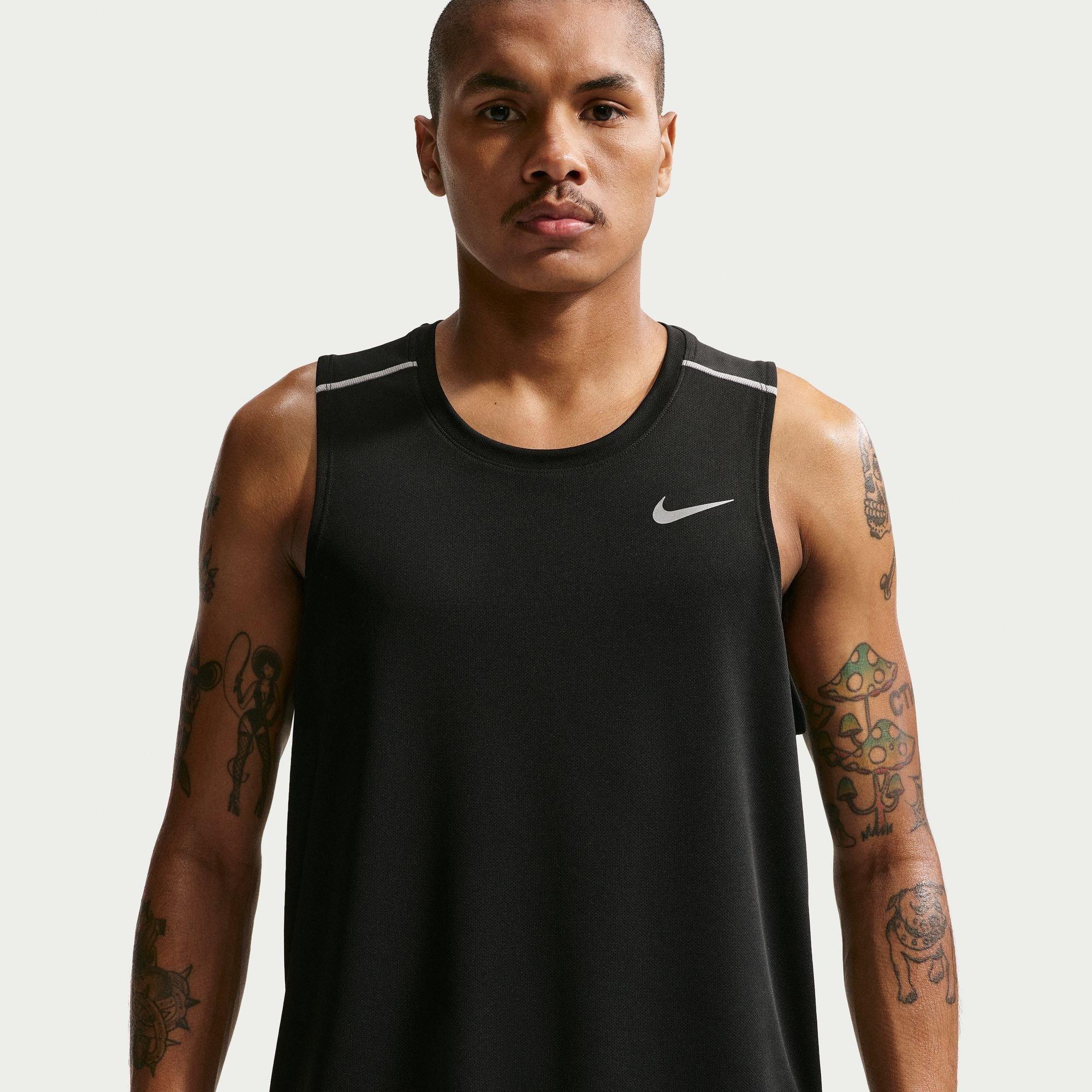 Nike Men's Performance Running Vest - Black - XL