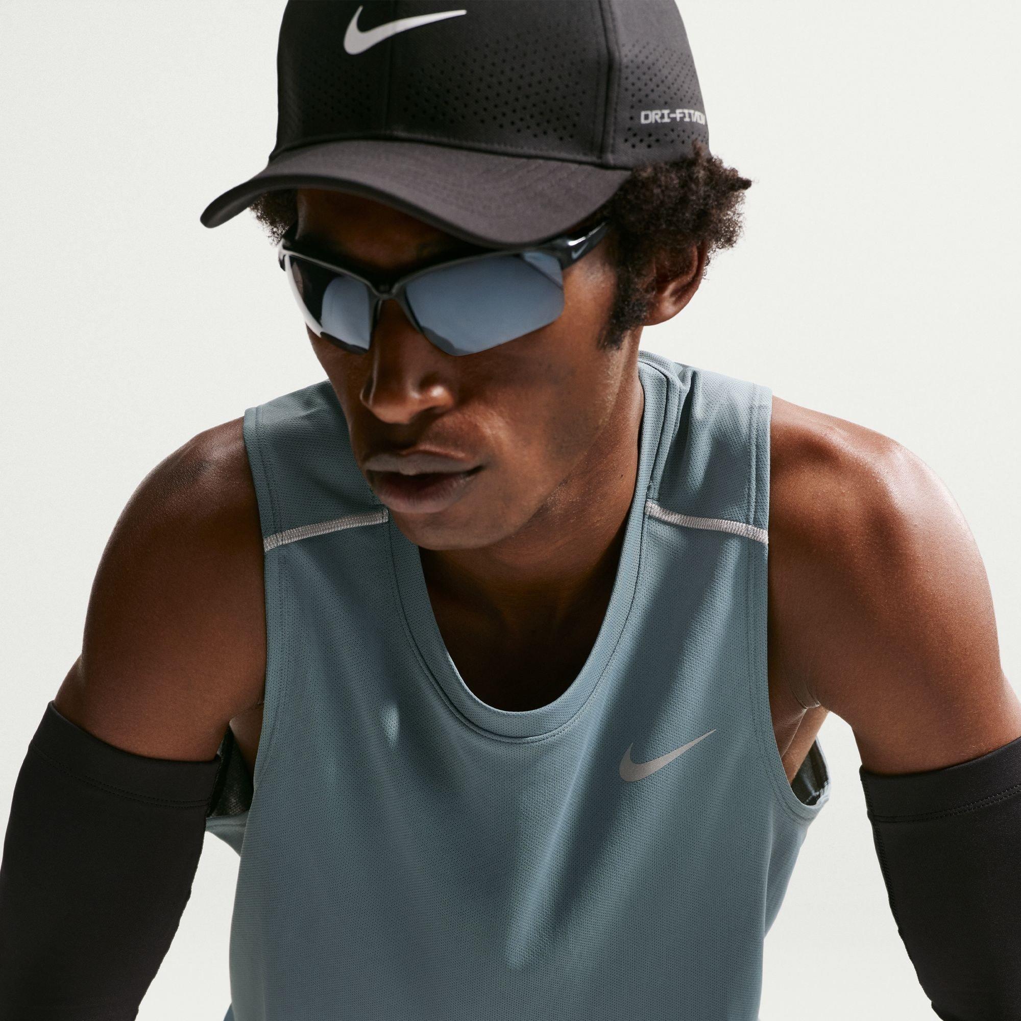 Nike Men's Performance Running Vest - Mineral Slate - M