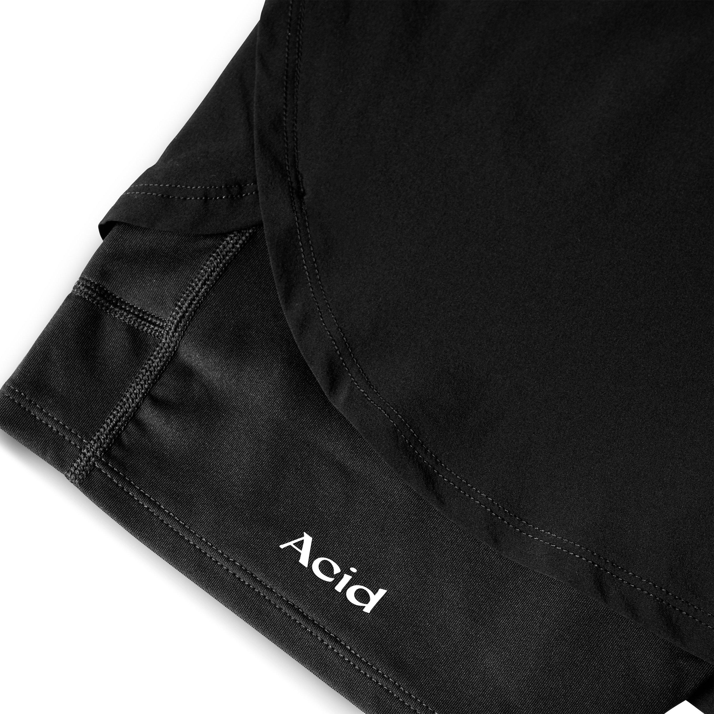 Black - Acid Running - 2-in-1 Running Shorts - 5