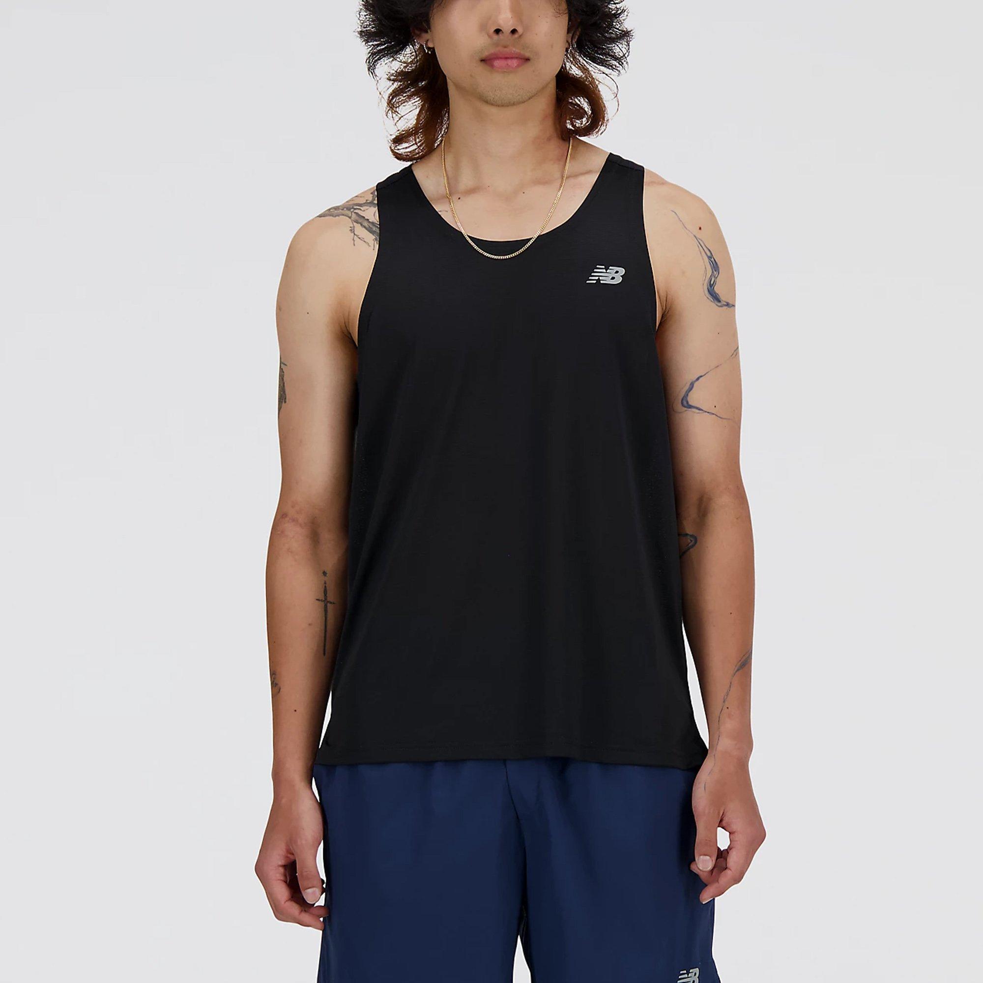 Black - New Balance - Sport Essentials Mens Performance Singlet - 1