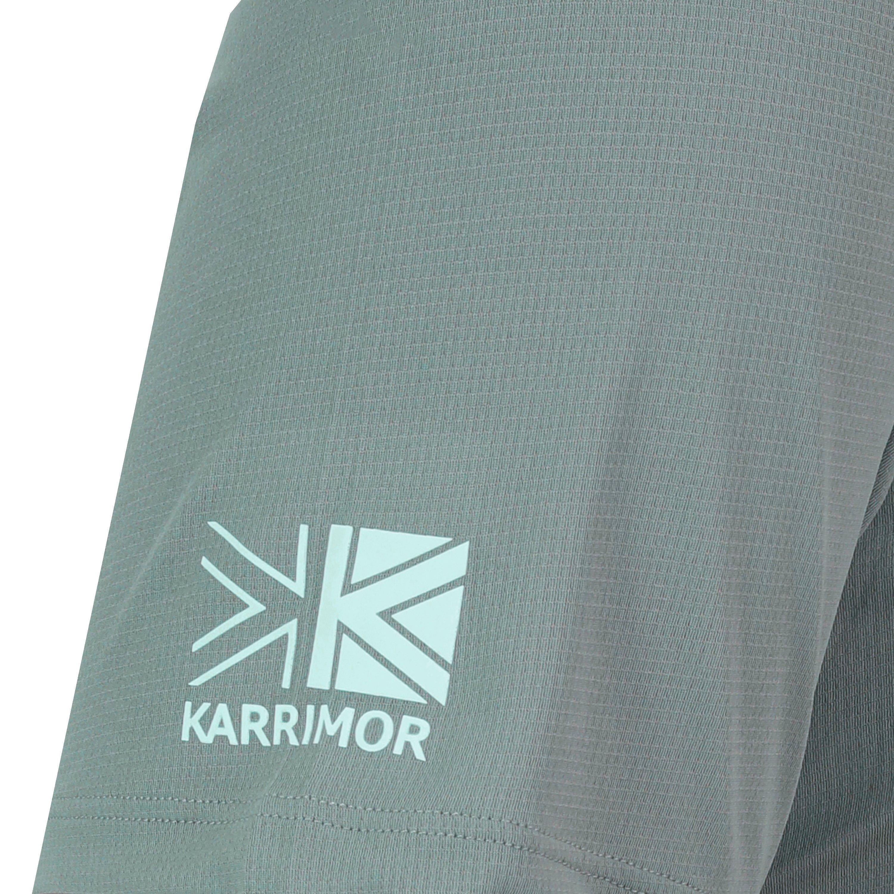 Khaki - Karrimor - Haku Trail Short-Sleeve Performance Running Top - 3
