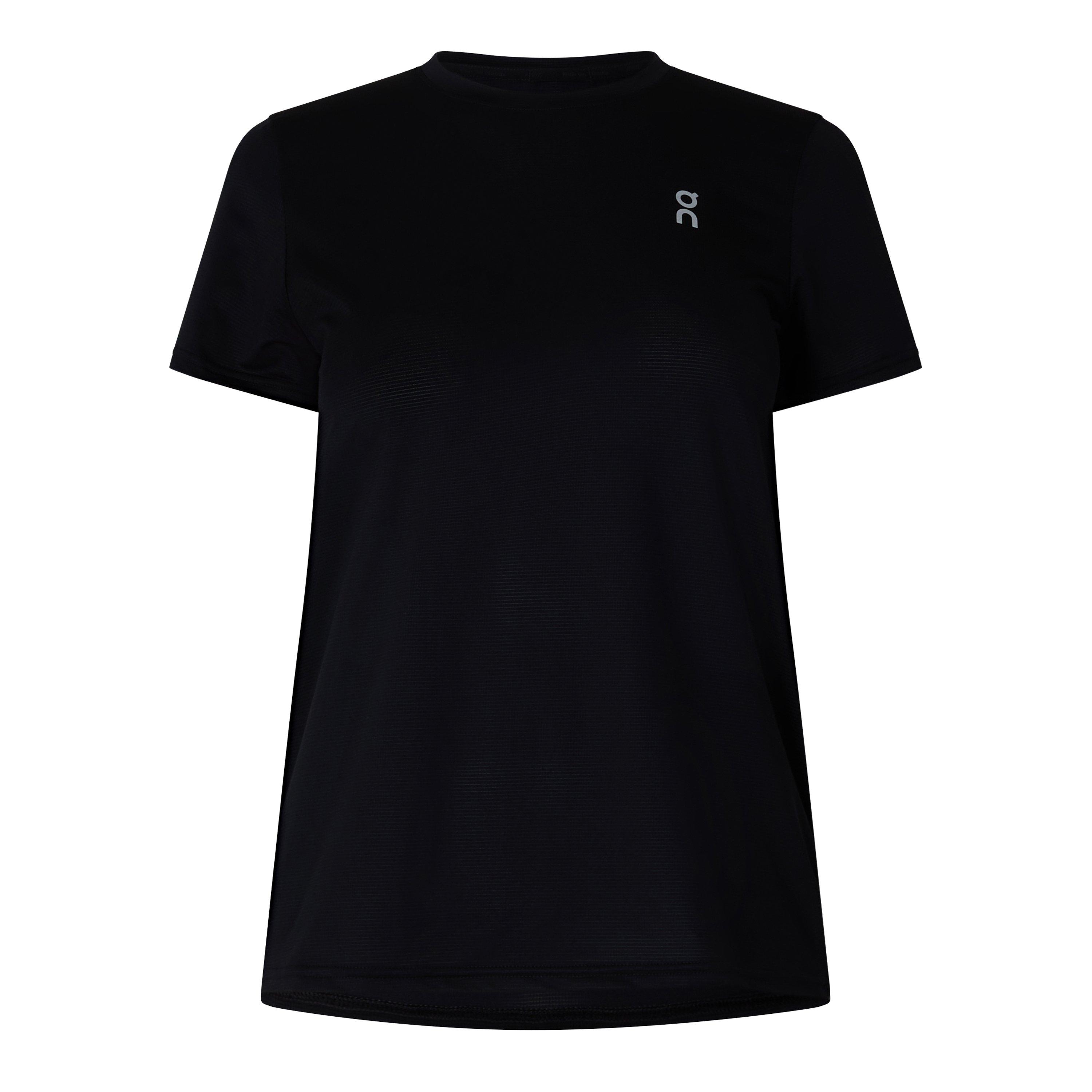 On Women's Core Short Sleeve Running T-Shirt - Black - 10 (S)