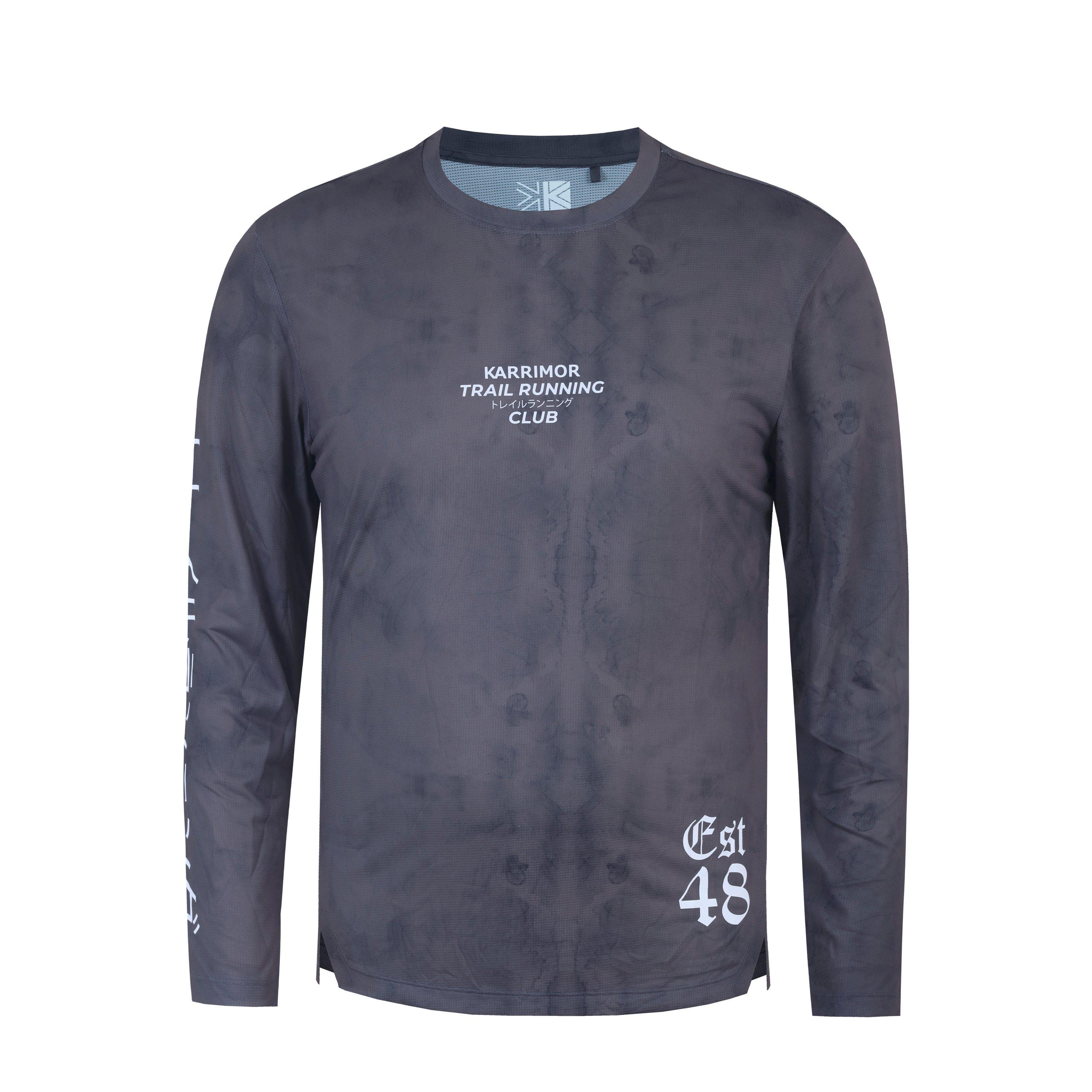 Black - Karrimor - Men's Long-Sleeve Performance Running Top - 1