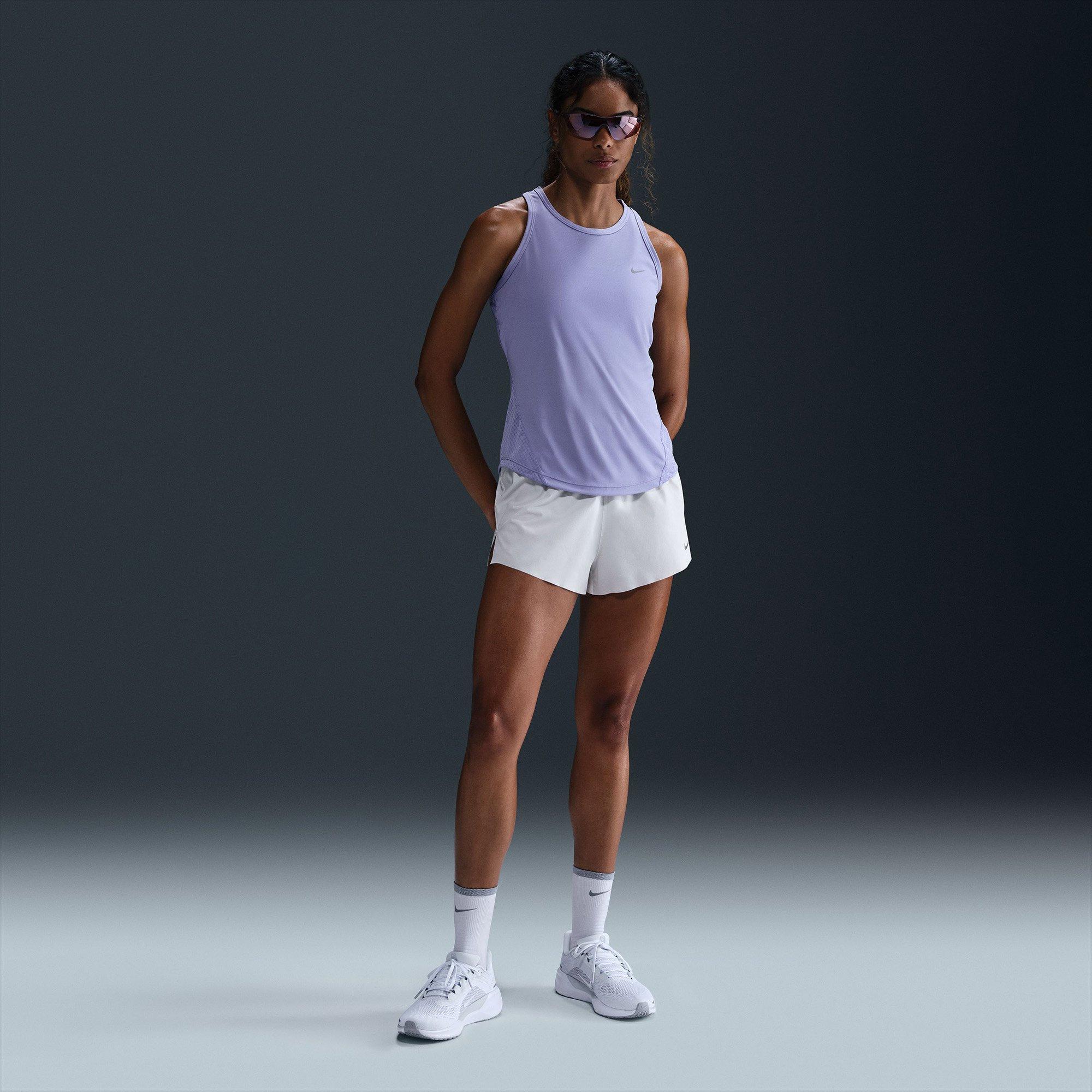 LilacIce/Silver - Nike - Tempo Womens Dri-FIT Running Tank Top - 6