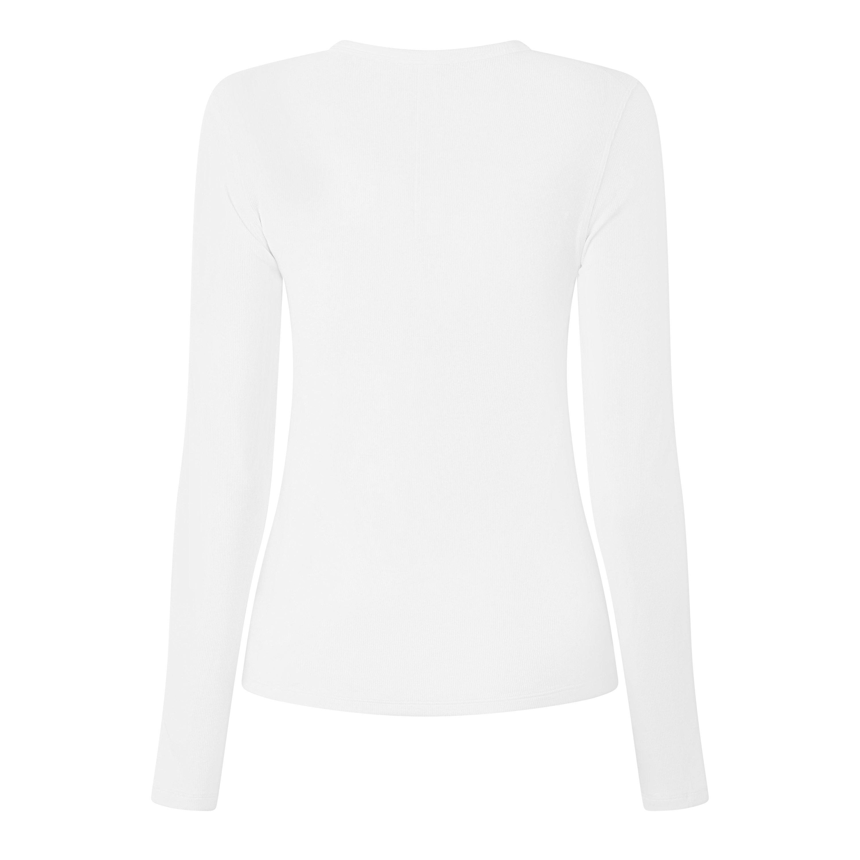 White - Lululemon - LLM Hold Tight LS Ld64 - 2