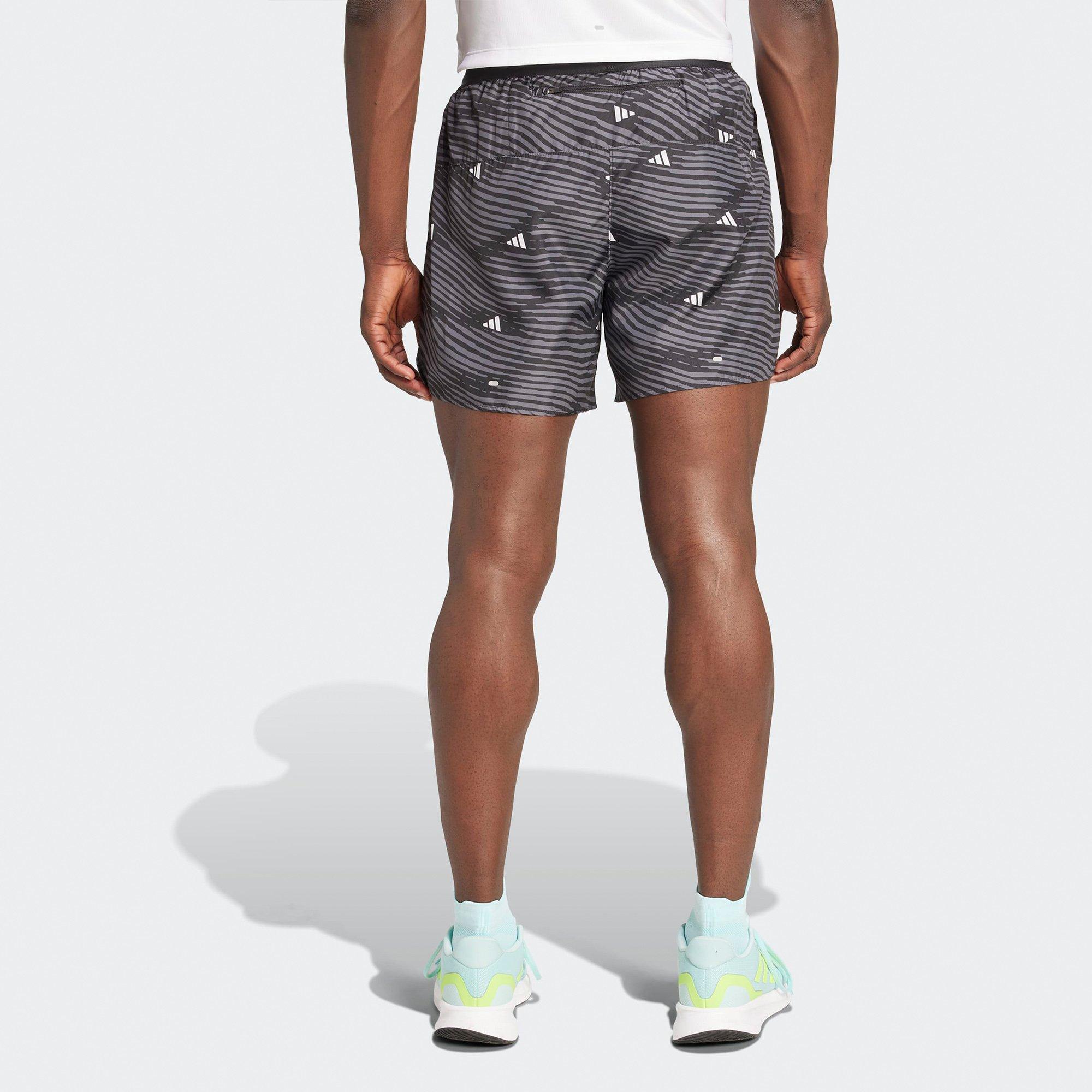 Blk/Grey/White - adidas - Adi365 Running Essentials Brand Love Mens Shorts - 3