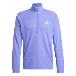 adidas Adizero Quarter Zip Top Mens