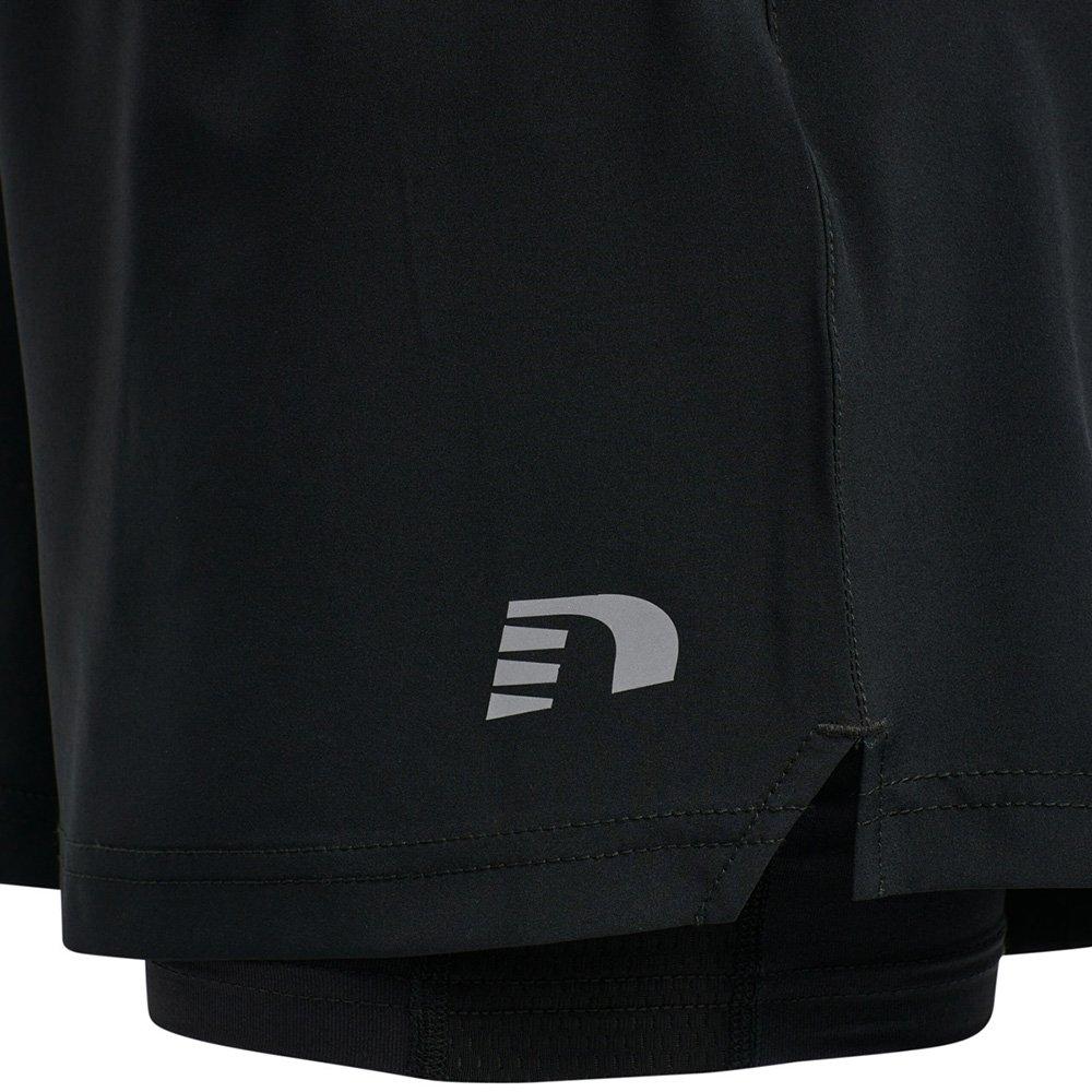 Black - Newline - Core 2 in 1 Shorts Ladies - 4