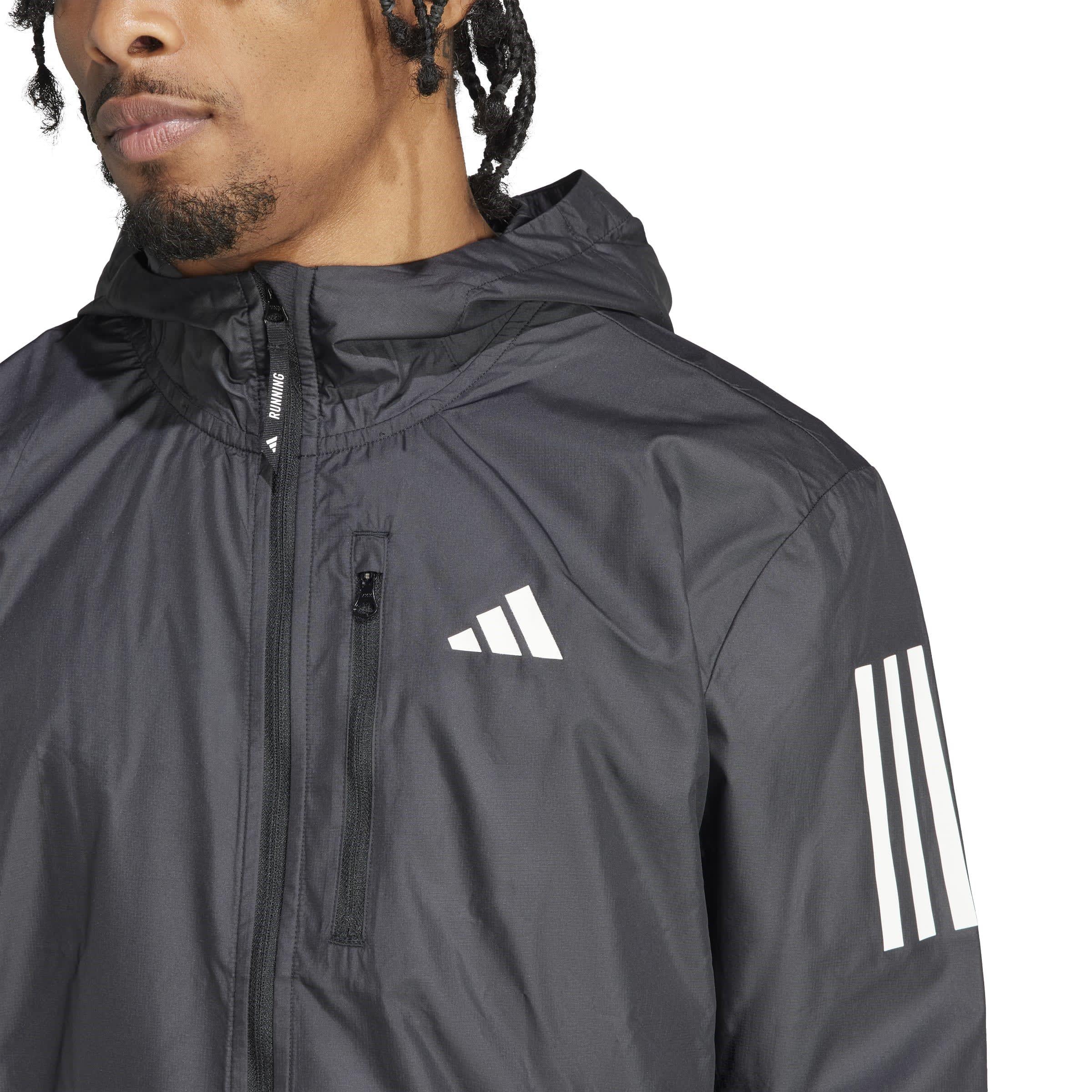 Black - adidas - Performance Running Jacket - 6