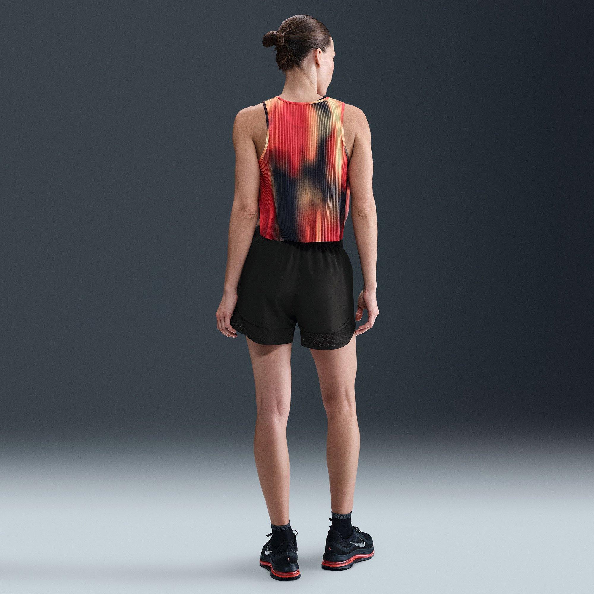 Blk/Ref.Silver - Nike - Tempo NVLT Womens Running Shorts - 3