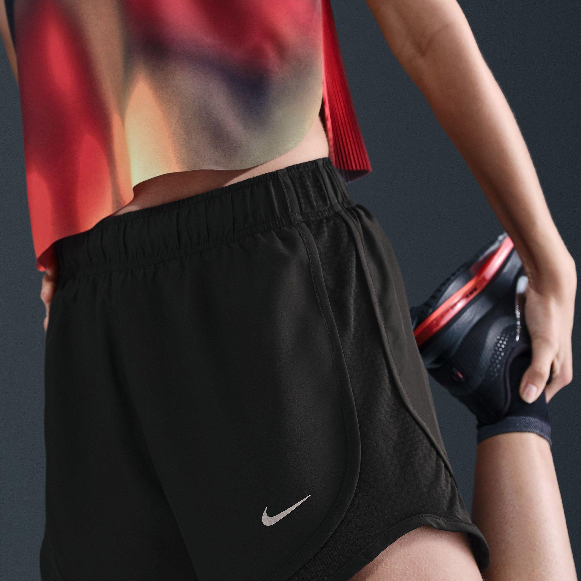 Blk/Ref.Silver - Nike - Tempo NVLT Womens Running Shorts - 4
