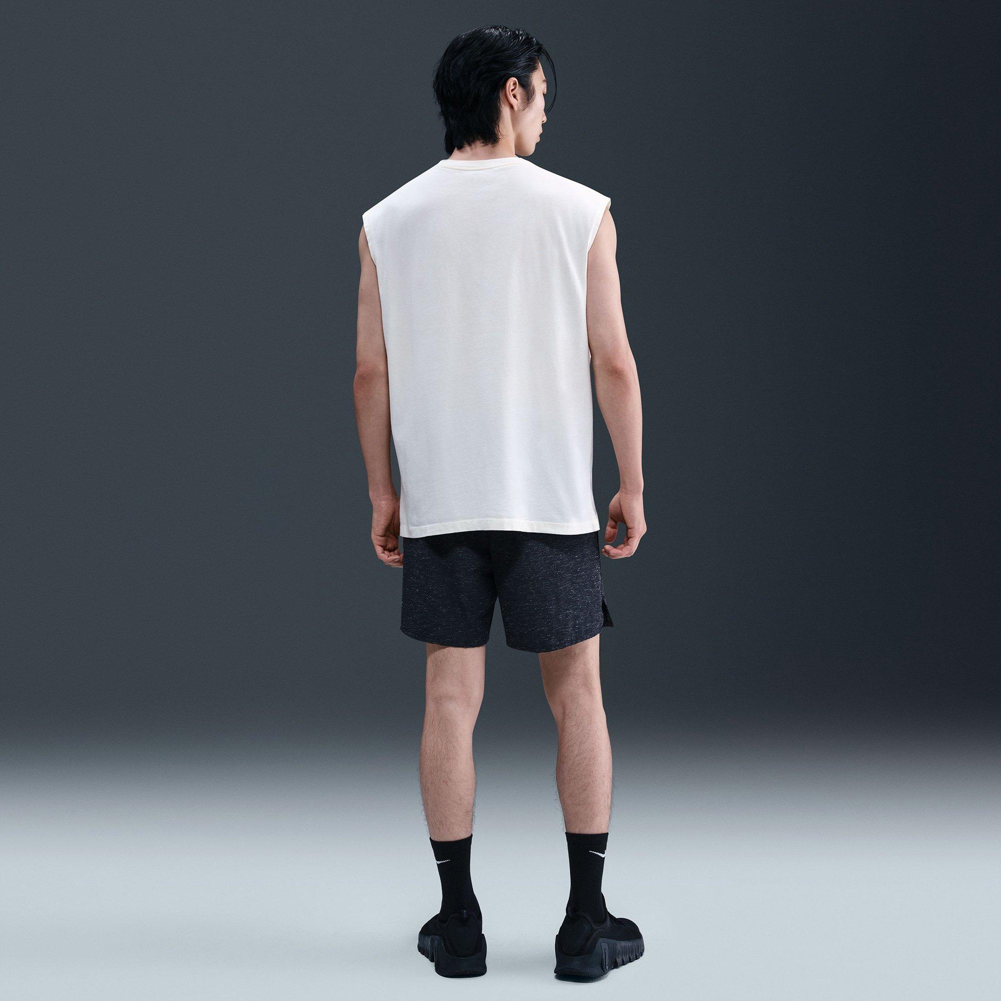 White - Nike - Dri Fit Mens Temple Vest - 3