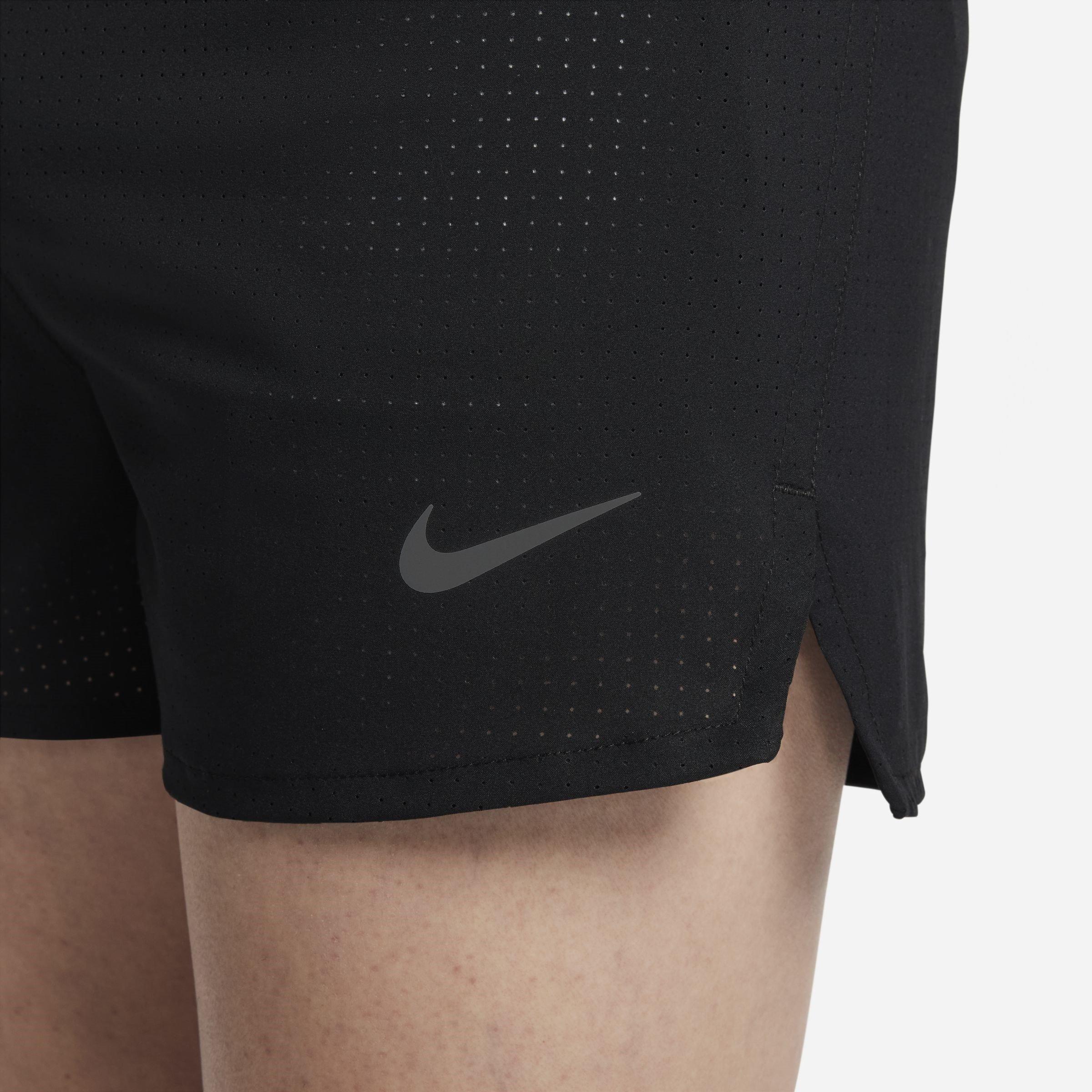 Black/R.Silver - Nike - Fast Mens Dri-FIT Brief-Lined Running Shorts - 6