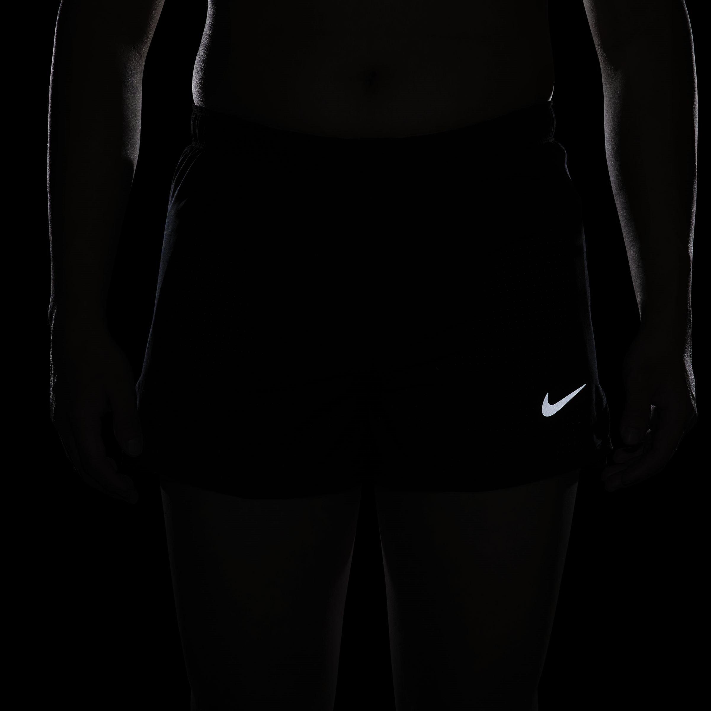 Black/R.Silver - Nike - Fast Mens Dri-FIT Brief-Lined Running Shorts - 9