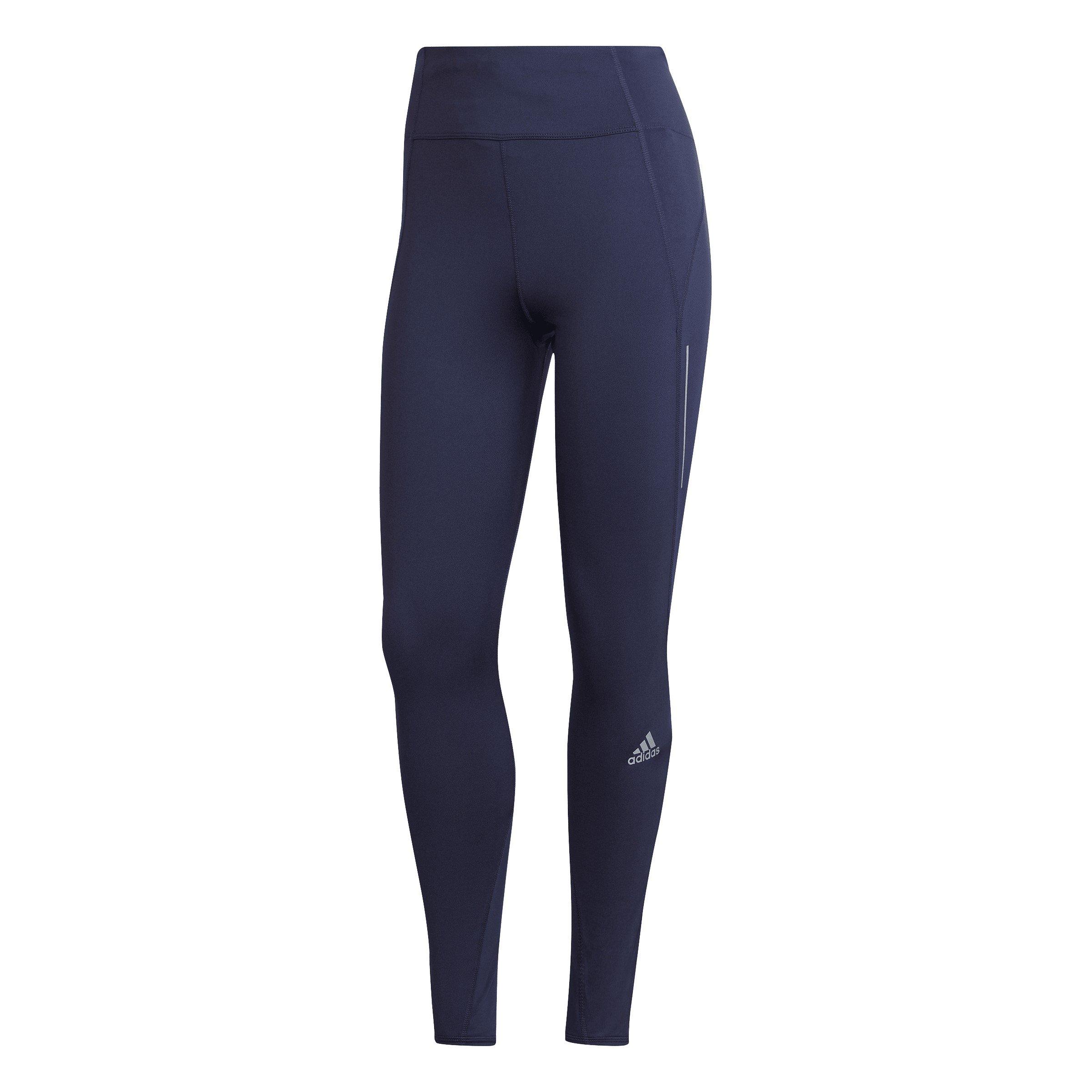 Shadow Navy - adidas - Own the Run Winter Running Leggings Womens - 1
