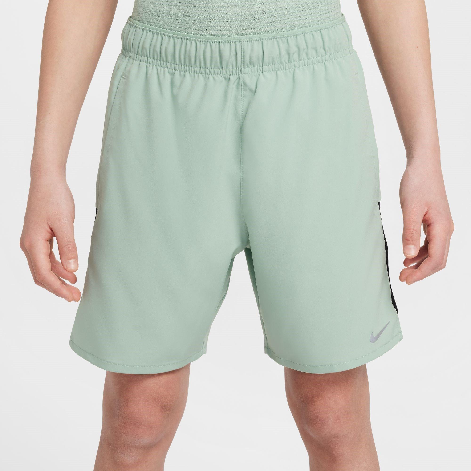 Nike Boys Dri-Fit Challenger Big Kids' (S') Training Shorts - Green - 7-8 (S)