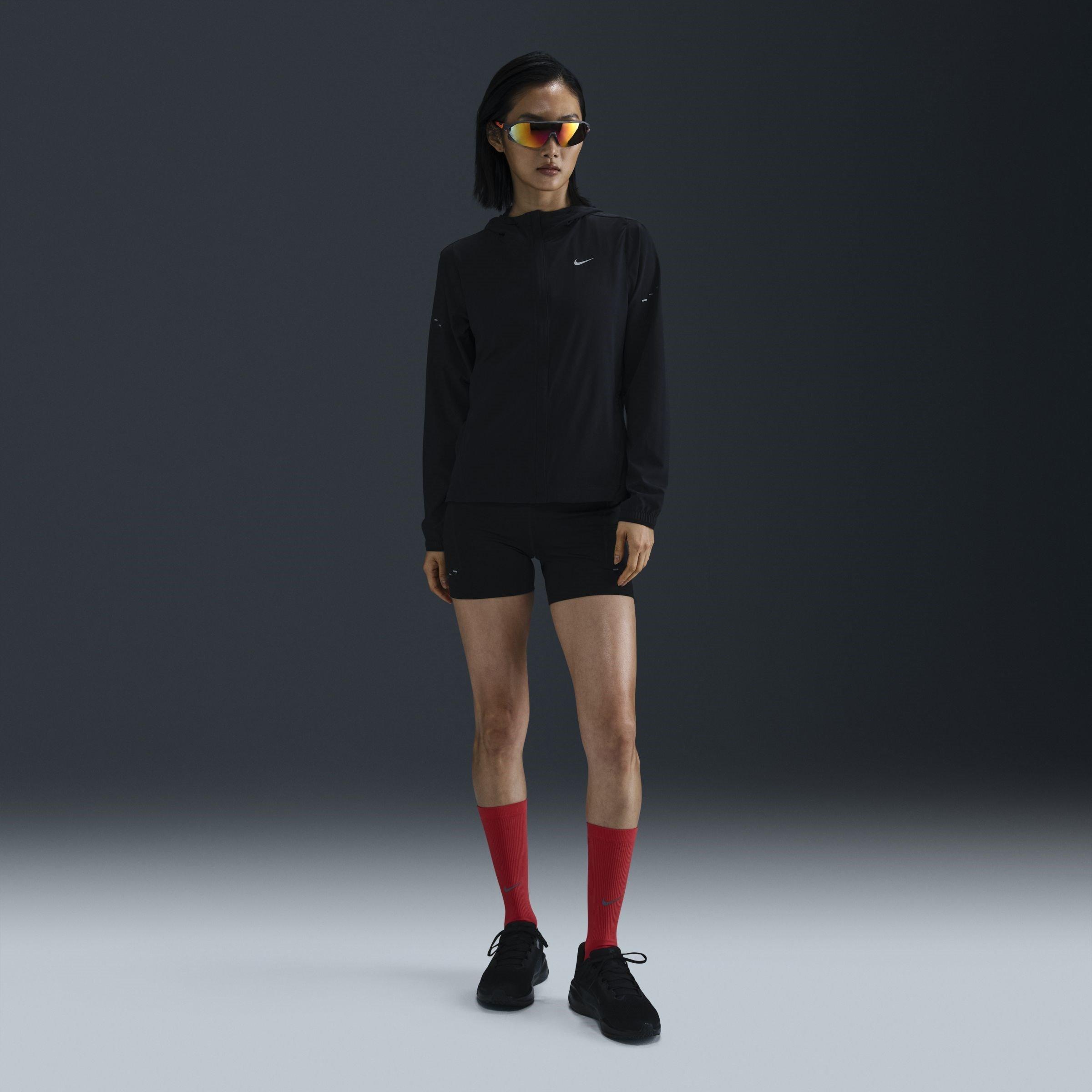 Black/R.Silver - Nike - Swift Womens Repel Packable Running Jacket - 3