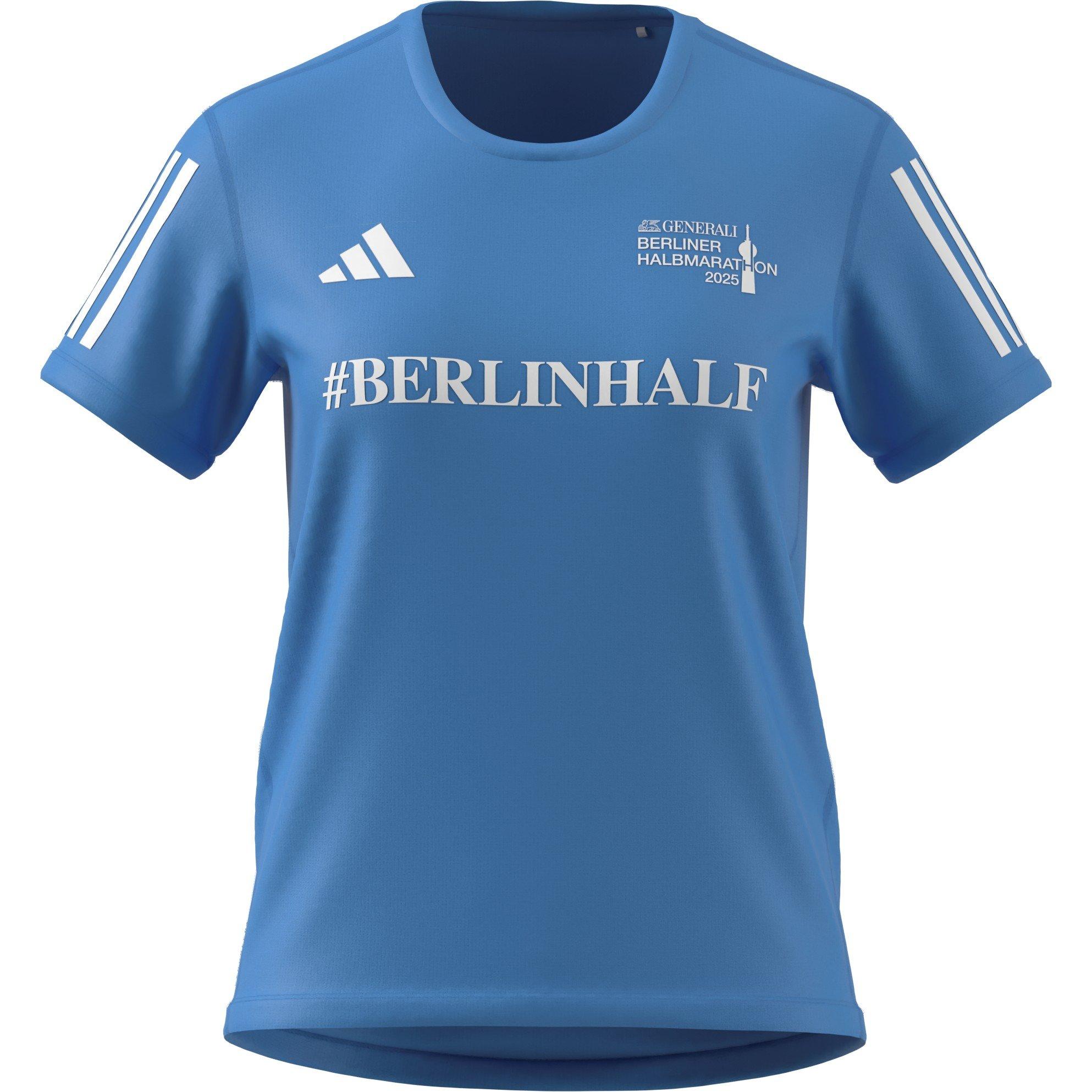 Blue Burst - adidas - Women's Ber Half Short Sleeve Performance Running Top - 1