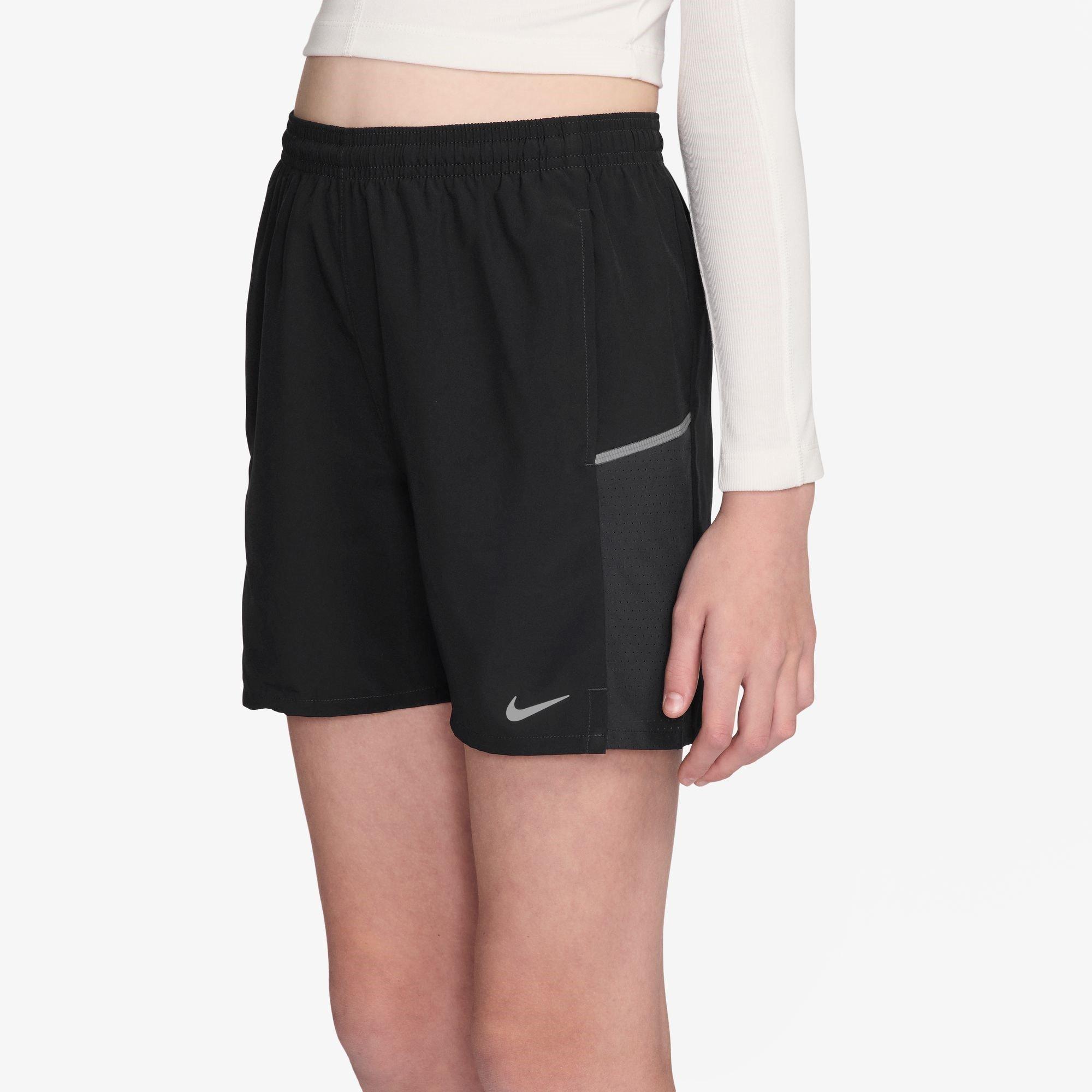 Nike Boys Kids' Performance Running Shorts - Black/Black - 13 (XL)