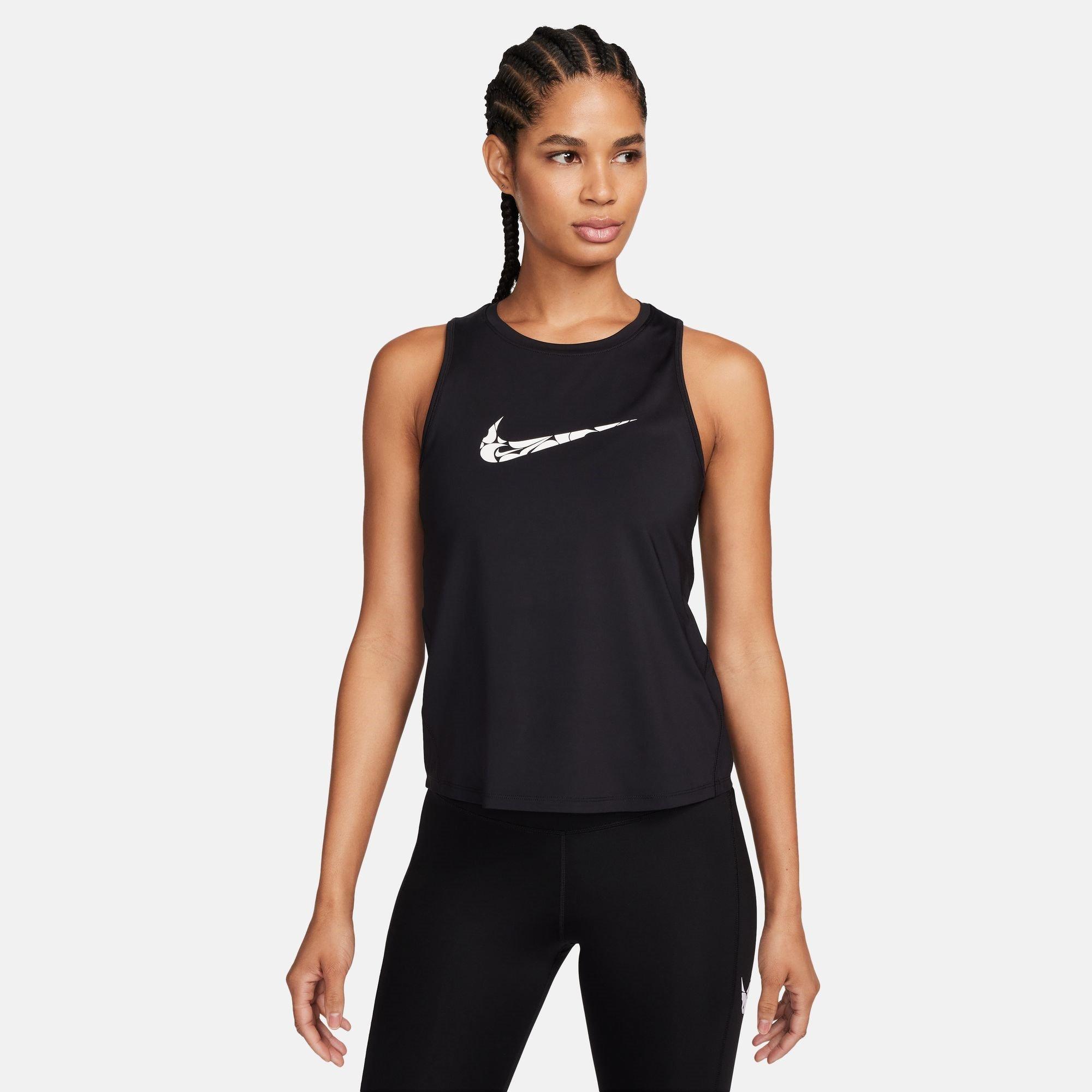 Tunic Nike Performance One Nike NK377 Womens Nike One Luxe Dri-FIT Top Black All Clothing