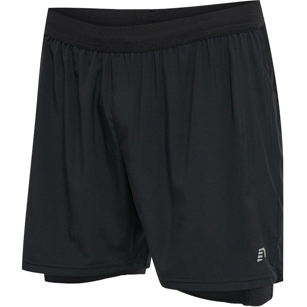 Crna - Newline - Core 2 in 1 Shorts Senior - 3
