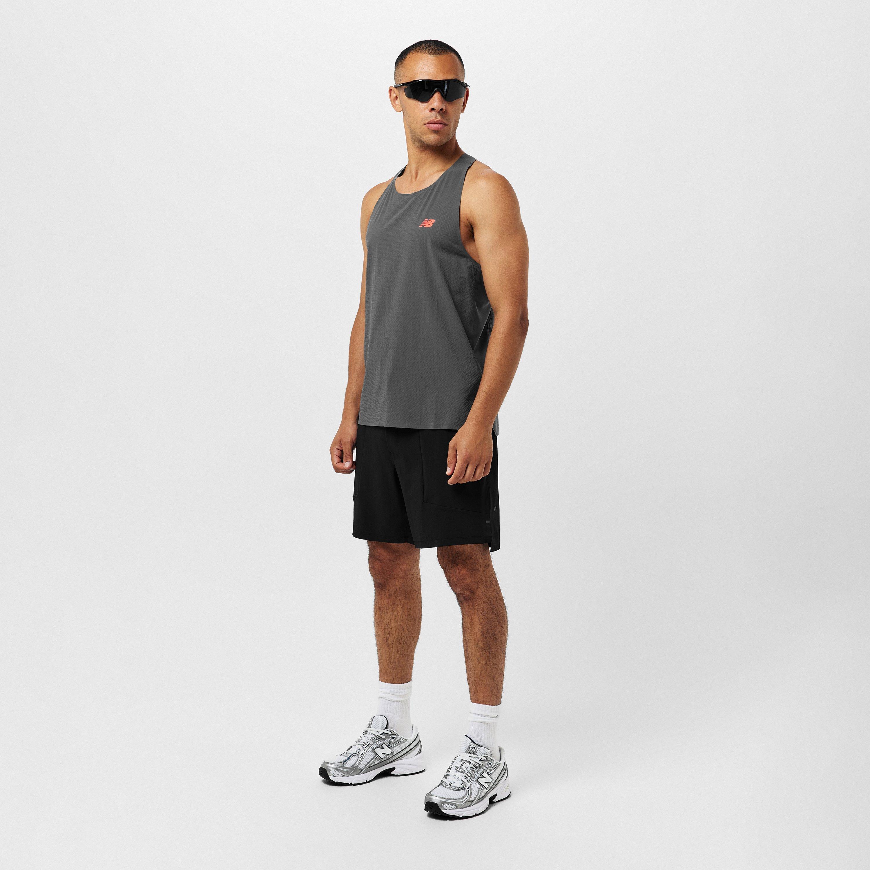 Grey/Red - New Balance - Race Day Performance Running Vest - 6