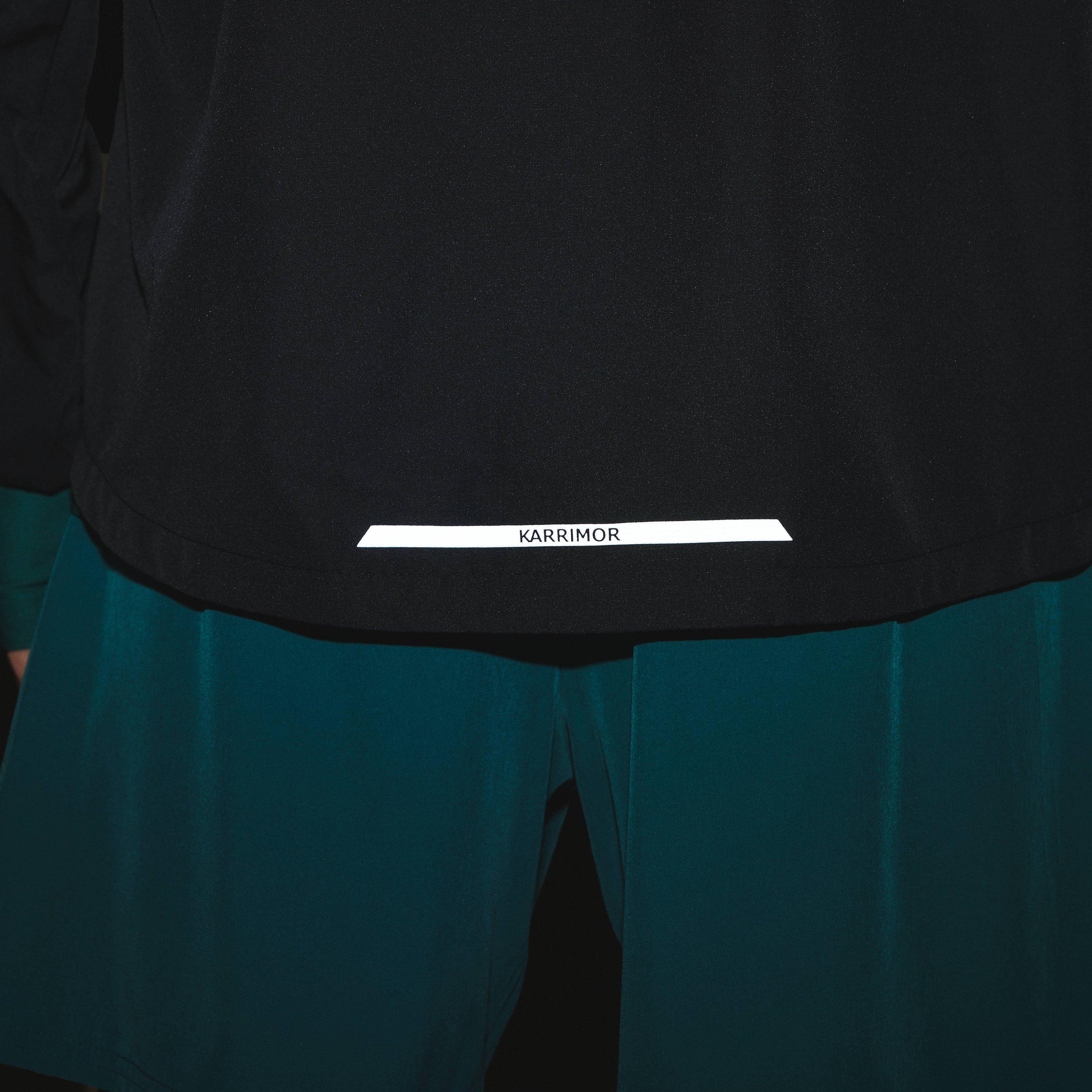 Black - Karrimor - Men's  Water Resistant Hooded Long Sleeve Performance Running Jacket - 6