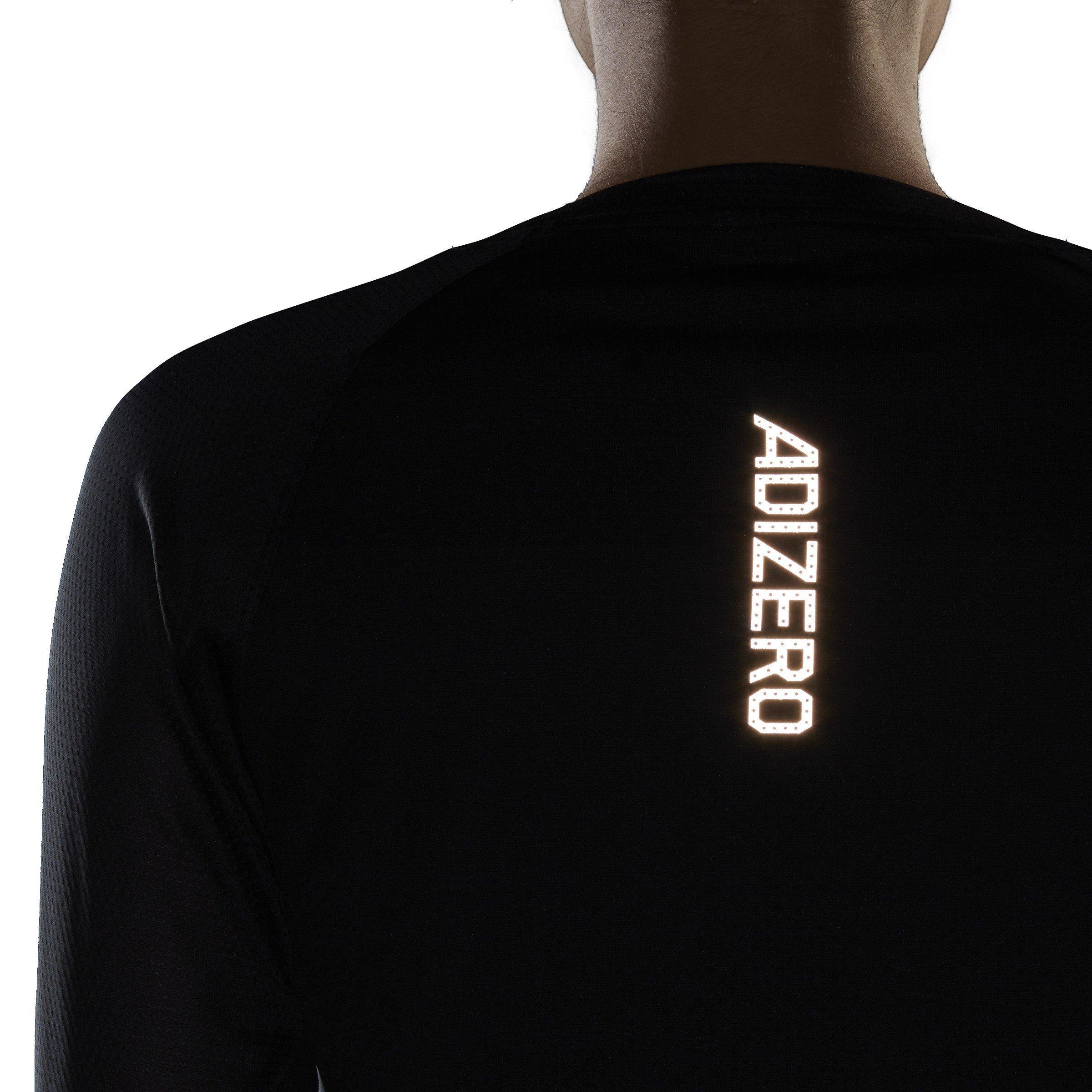 BLACK - adidas - ADIZERO Long-Sleeve Performance Running Top - 5