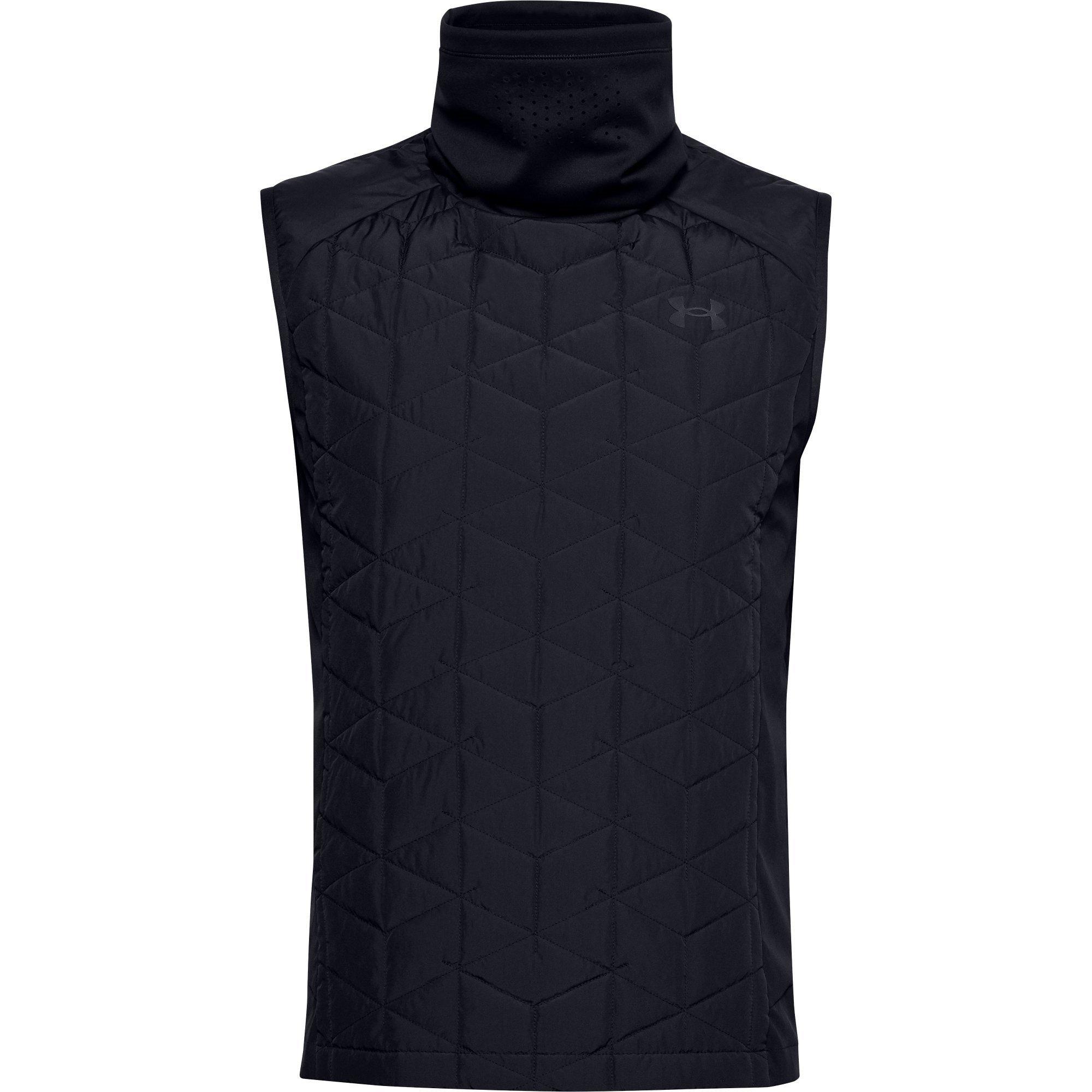 Schwarz/Schwarz/Reflektierend - Under Armour - Men's CG Reactor Thermal Regulation Water-Resistant Compression Fit Performance Running Jacket - 1