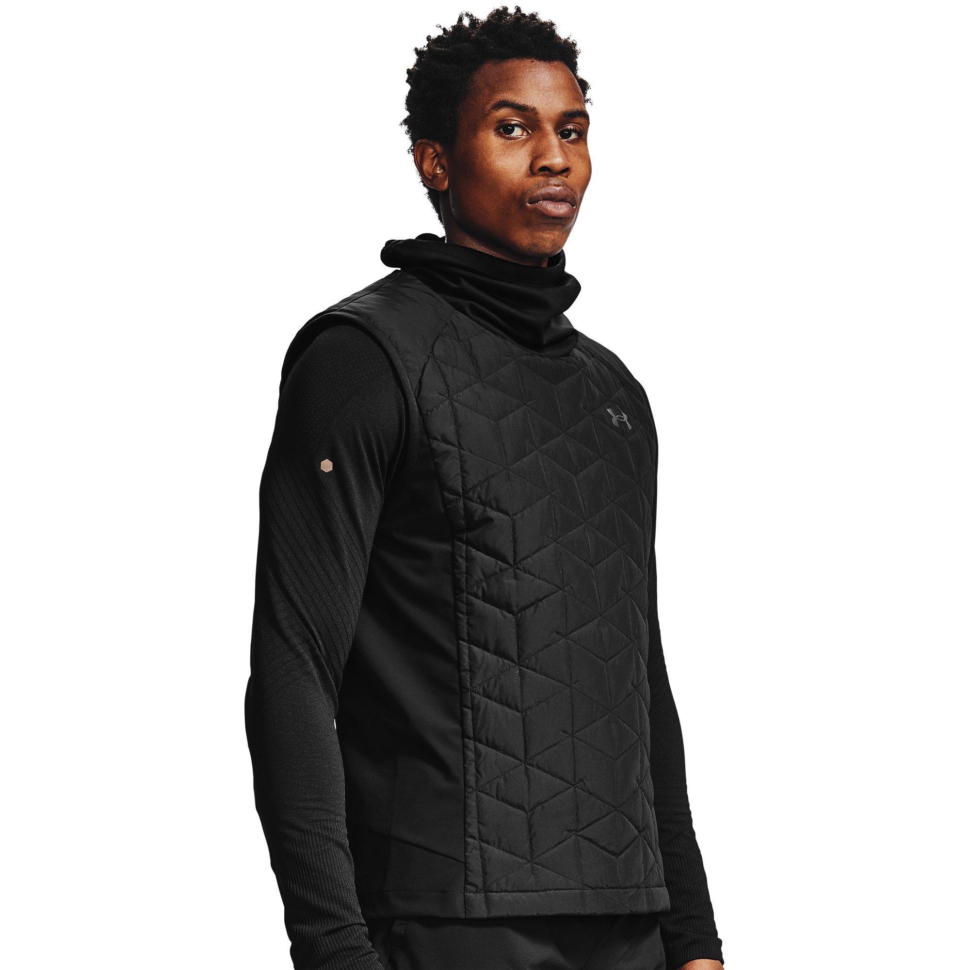 Schwarz/Schwarz/Reflektierend - Under Armour - CG Reactor Thermal Regulation Water-Resistant Compression Fit Performance Running Jacket - 2