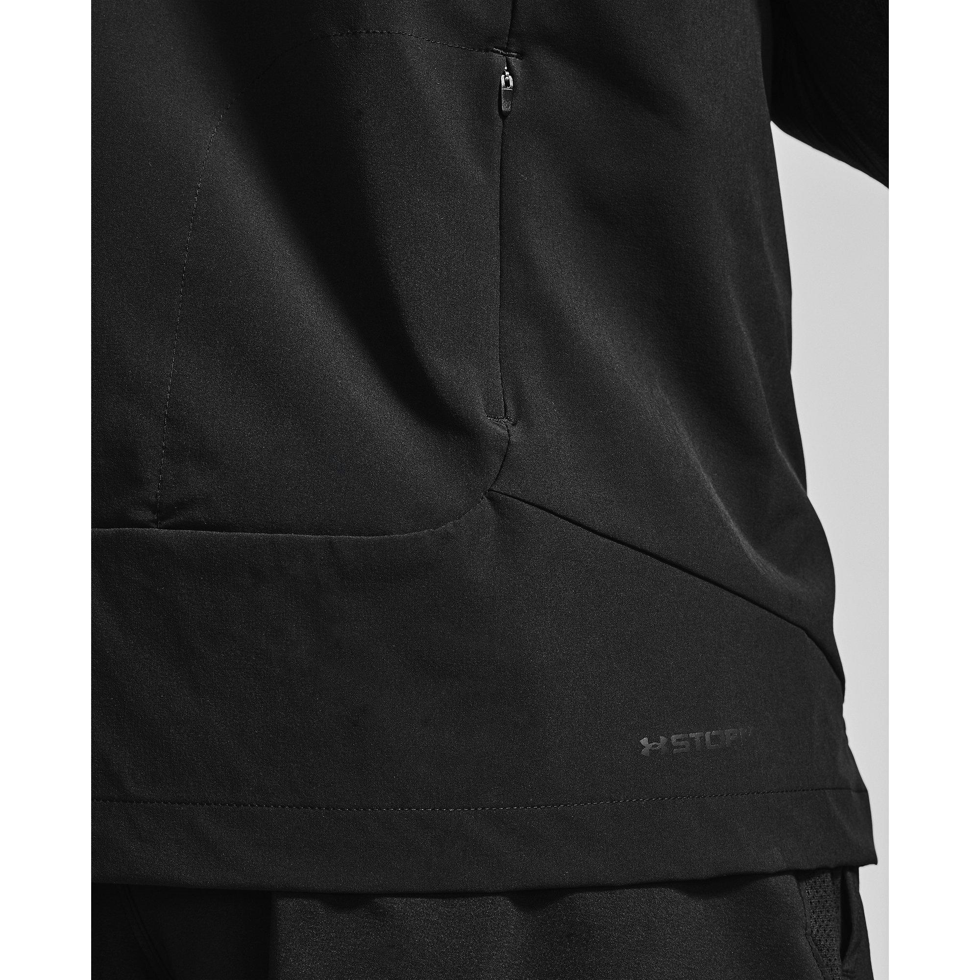 Schwarz/Schwarz/Reflektierend - Under Armour - CG Reactor Thermal Regulation Water-Resistant Compression Fit Performance Running Jacket - 5