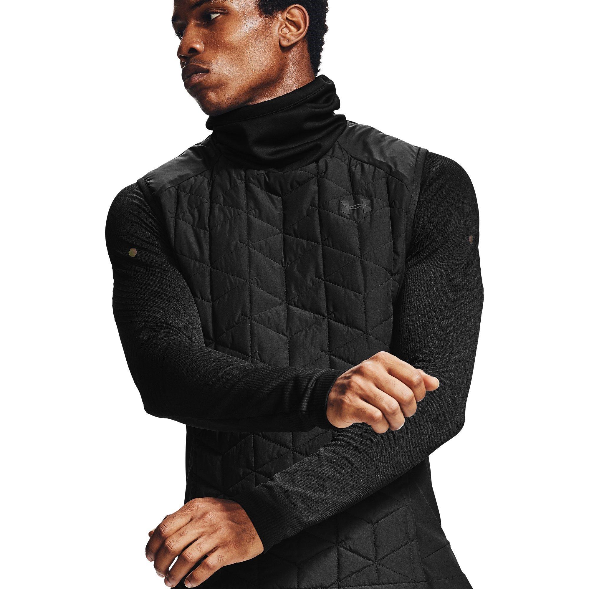 Schwarz/Schwarz/Reflektierend - Under Armour - CG Reactor Thermal Regulation Water-Resistant Compression Fit Performance Running Jacket - 7