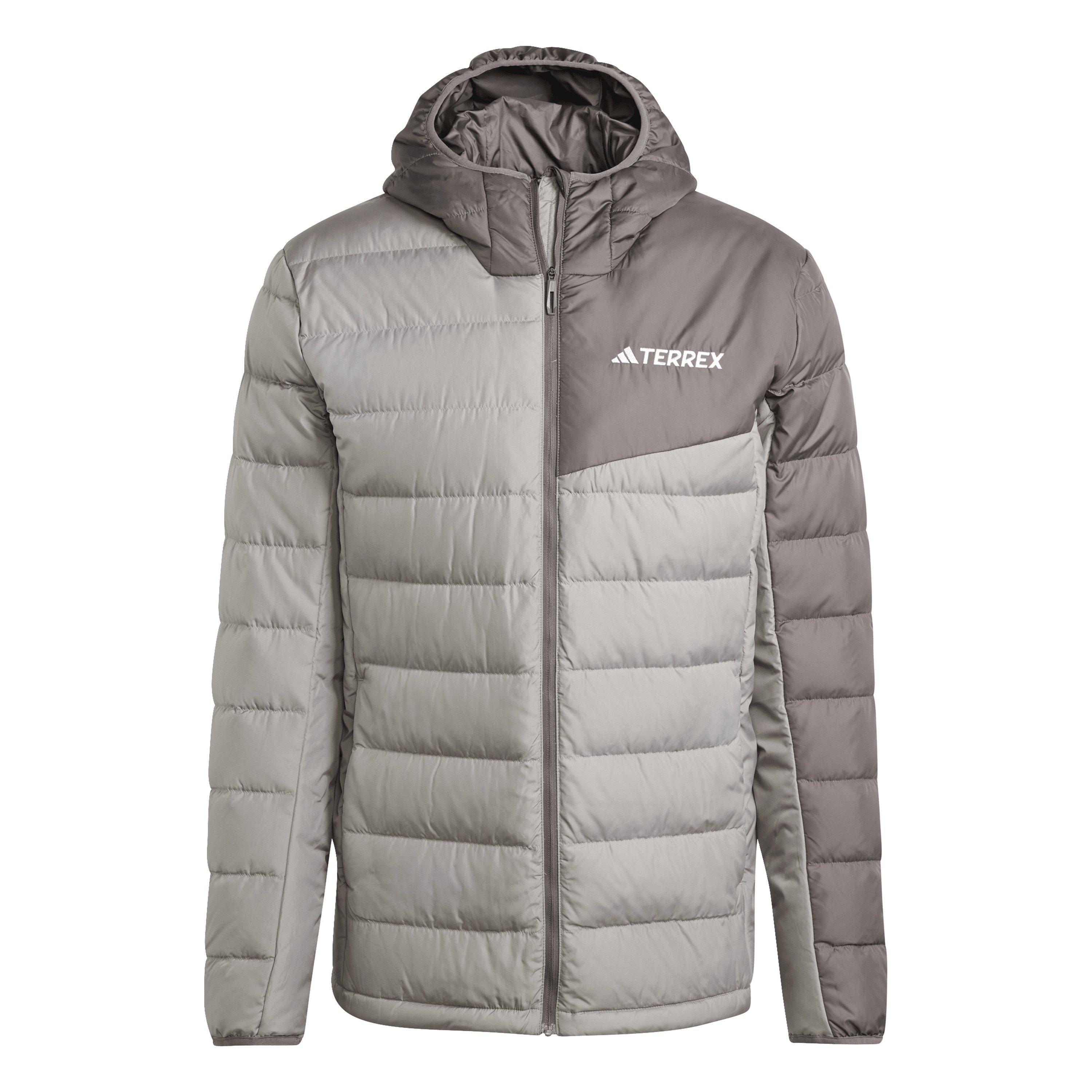 Ch Solid Grey - adidas - Mt Down Ho J Running Jacket Mens - 1