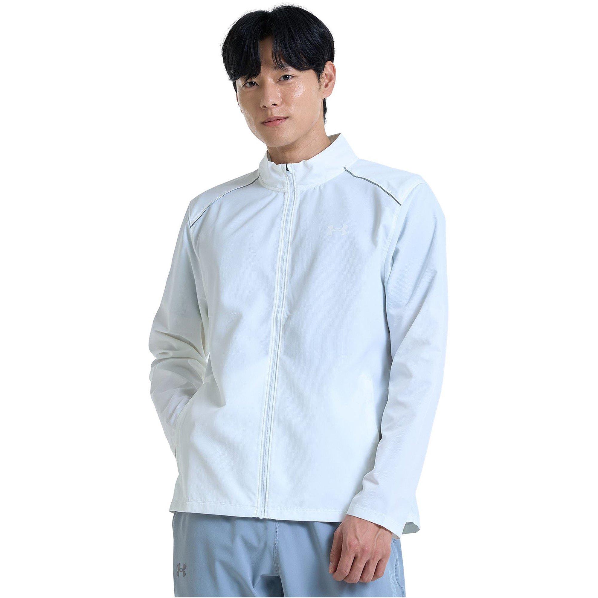 White - Under Armour - Storm Run Performance Jacket - 5