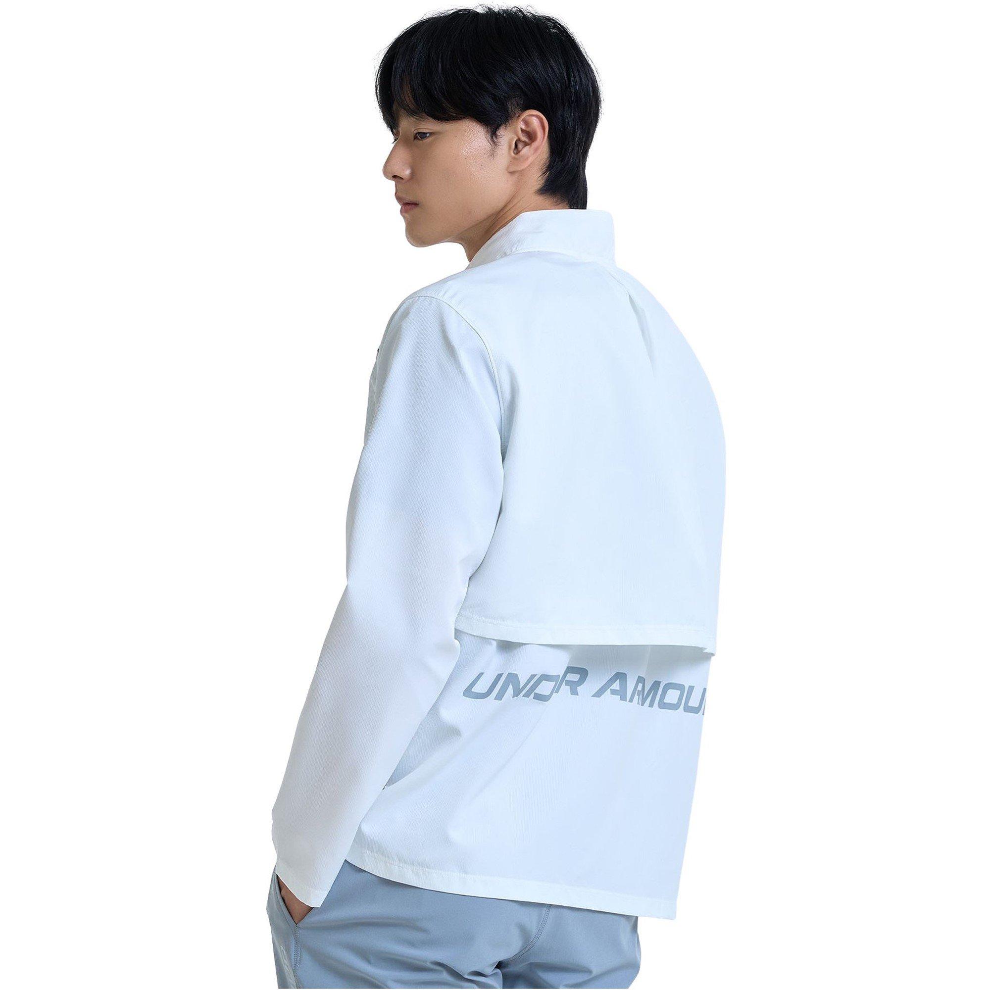 White - Under Armour - Storm Run Performance Jacket - 6
