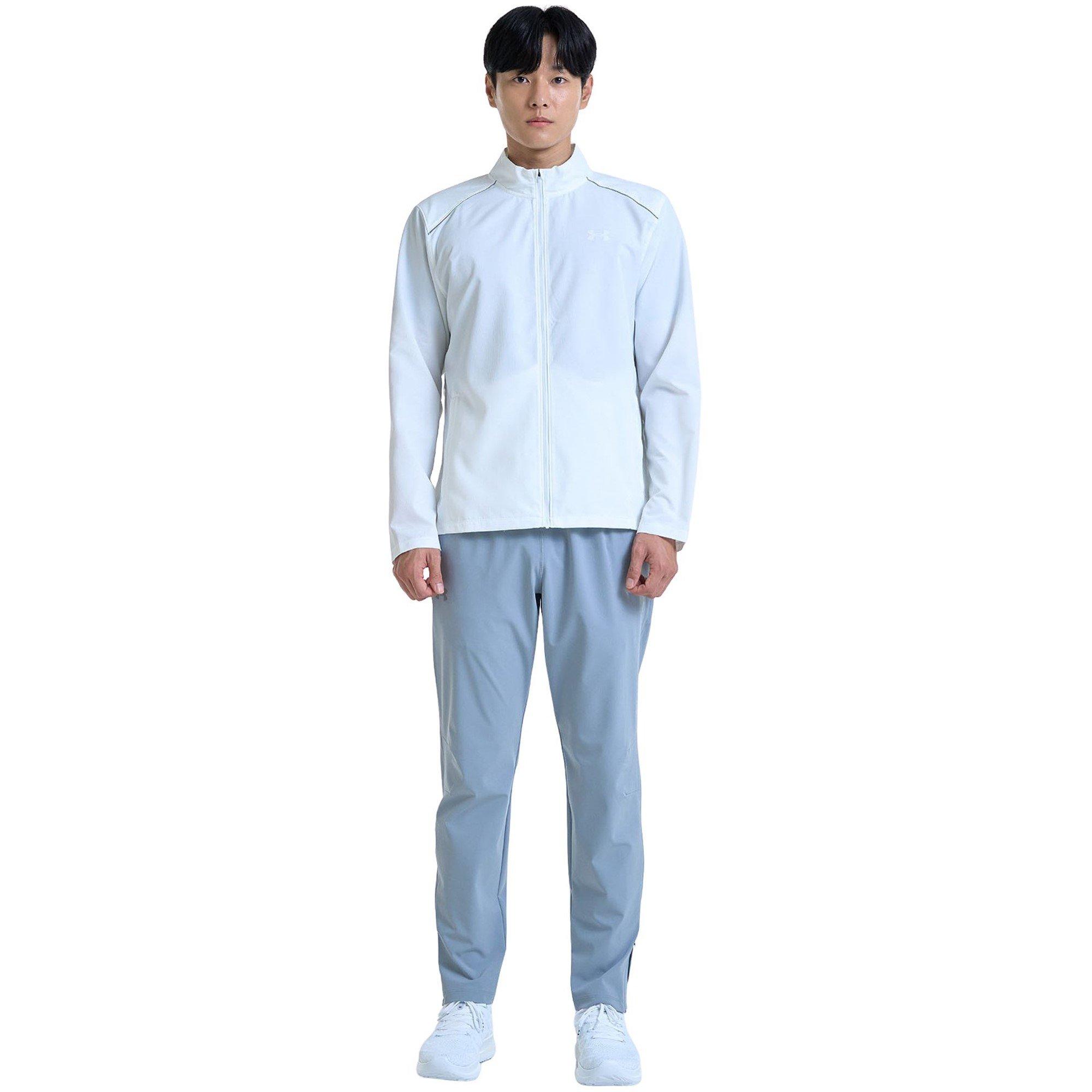 White - Under Armour - Storm Run Performance Jacket - 8