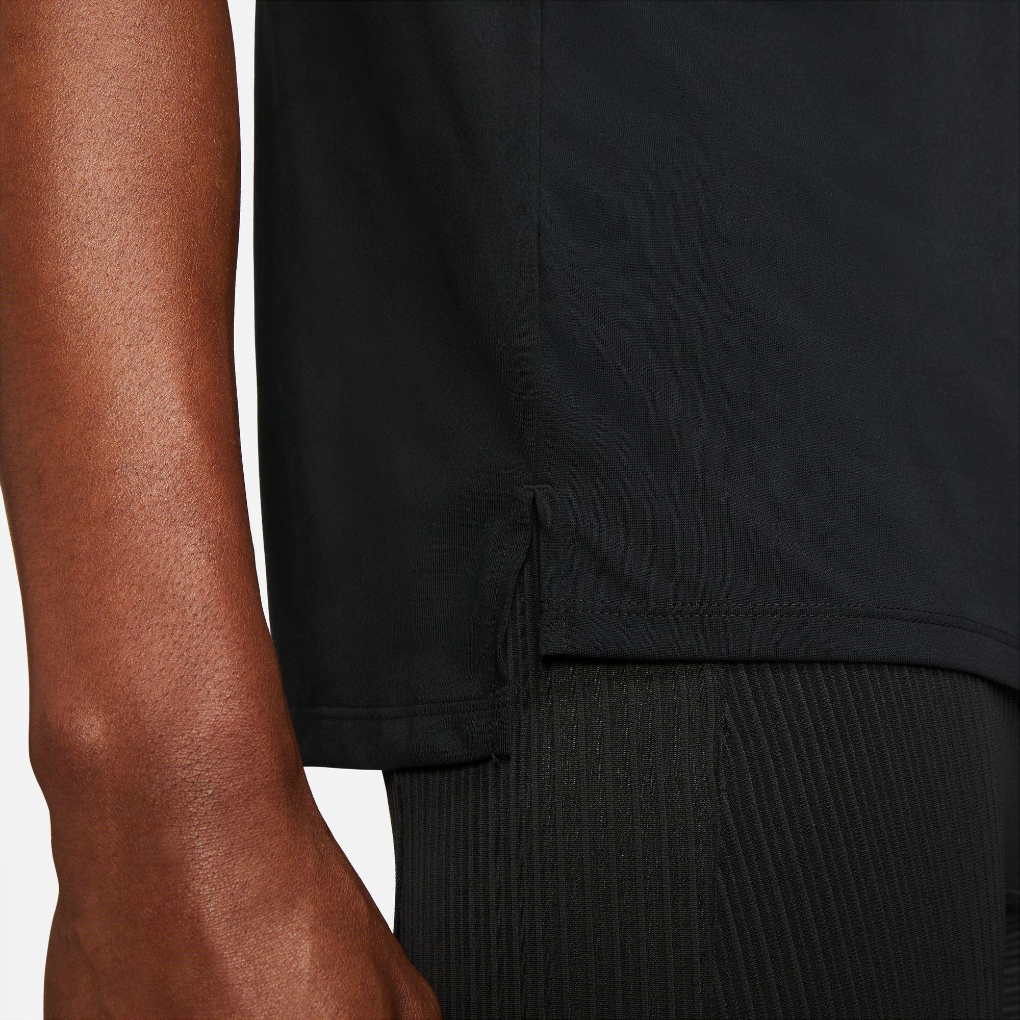 Crna - Nike - Dri-FIT Rise 365 Men's Short-Sleeve Running Top - 4