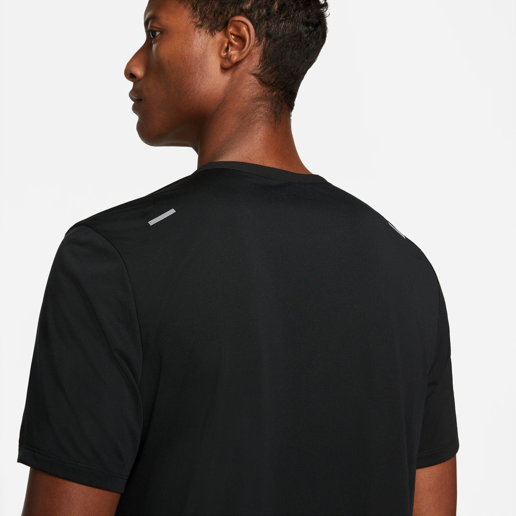 Crna - Nike - Dri-FIT Rise 365 Men's Short-Sleeve Running Top - 5
