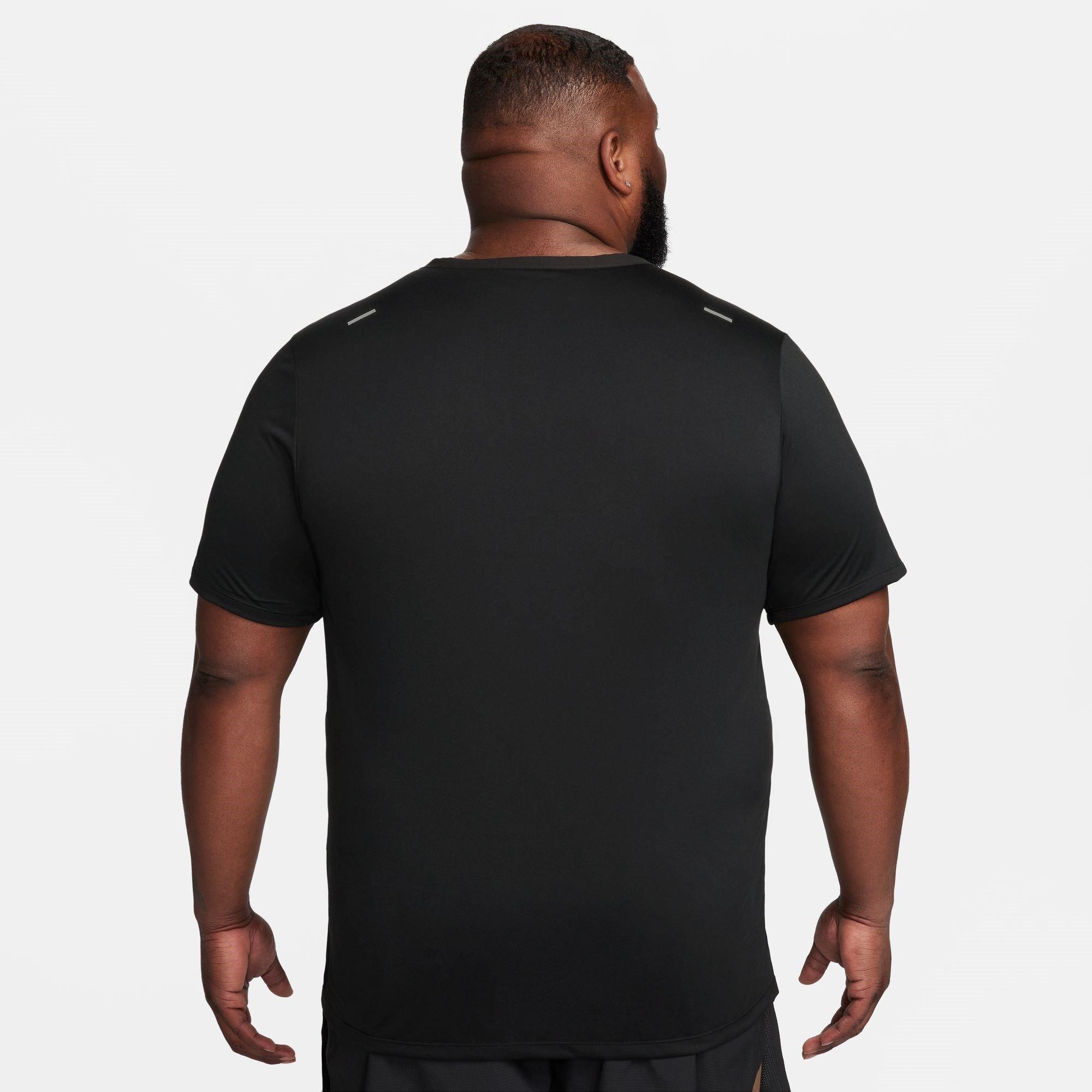 Crna - Nike - Dri-FIT Rise 365 Men's Short-Sleeve Running Top - 10